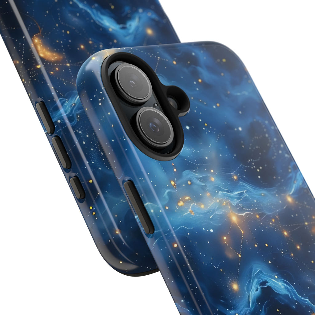 Blue Cosmos Tough Phone Case (For iPhone, Galaxy & More)