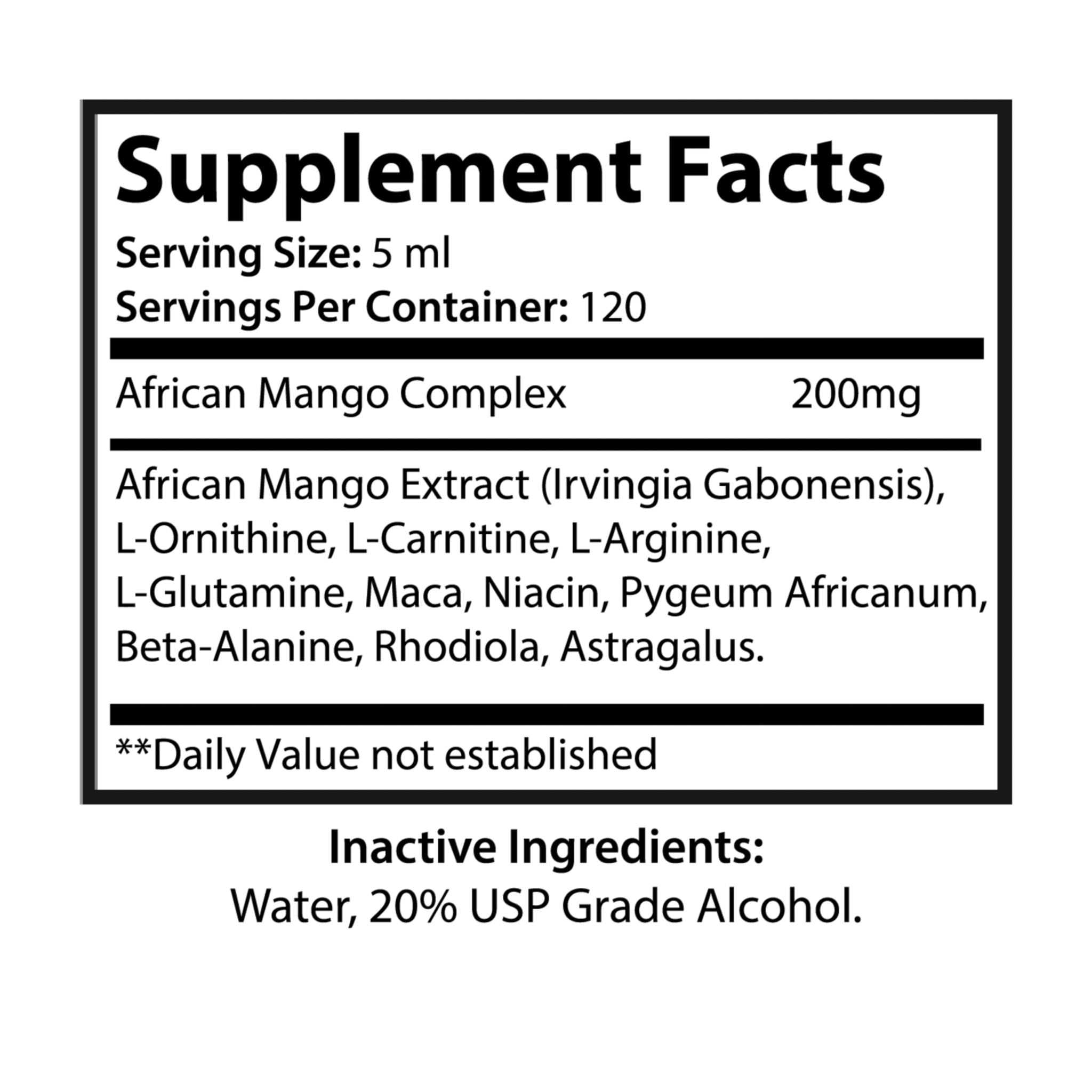 SETEPENRA Goodstuff African Mango Drops Supplement (60ml, 2fl.oz) SETEPENRA Food Supplements.