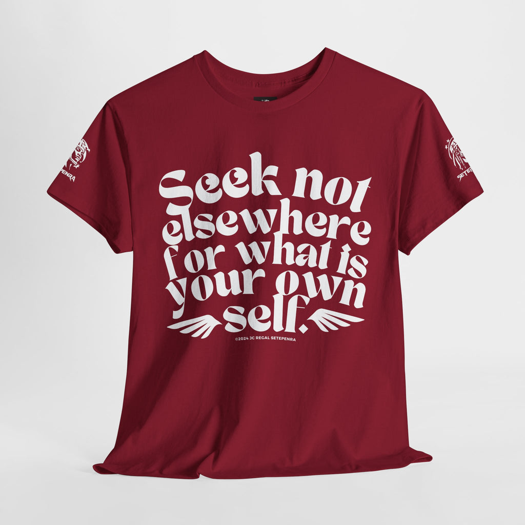 Seek Not Elsewhere Unisex Heavy Cotton Tee