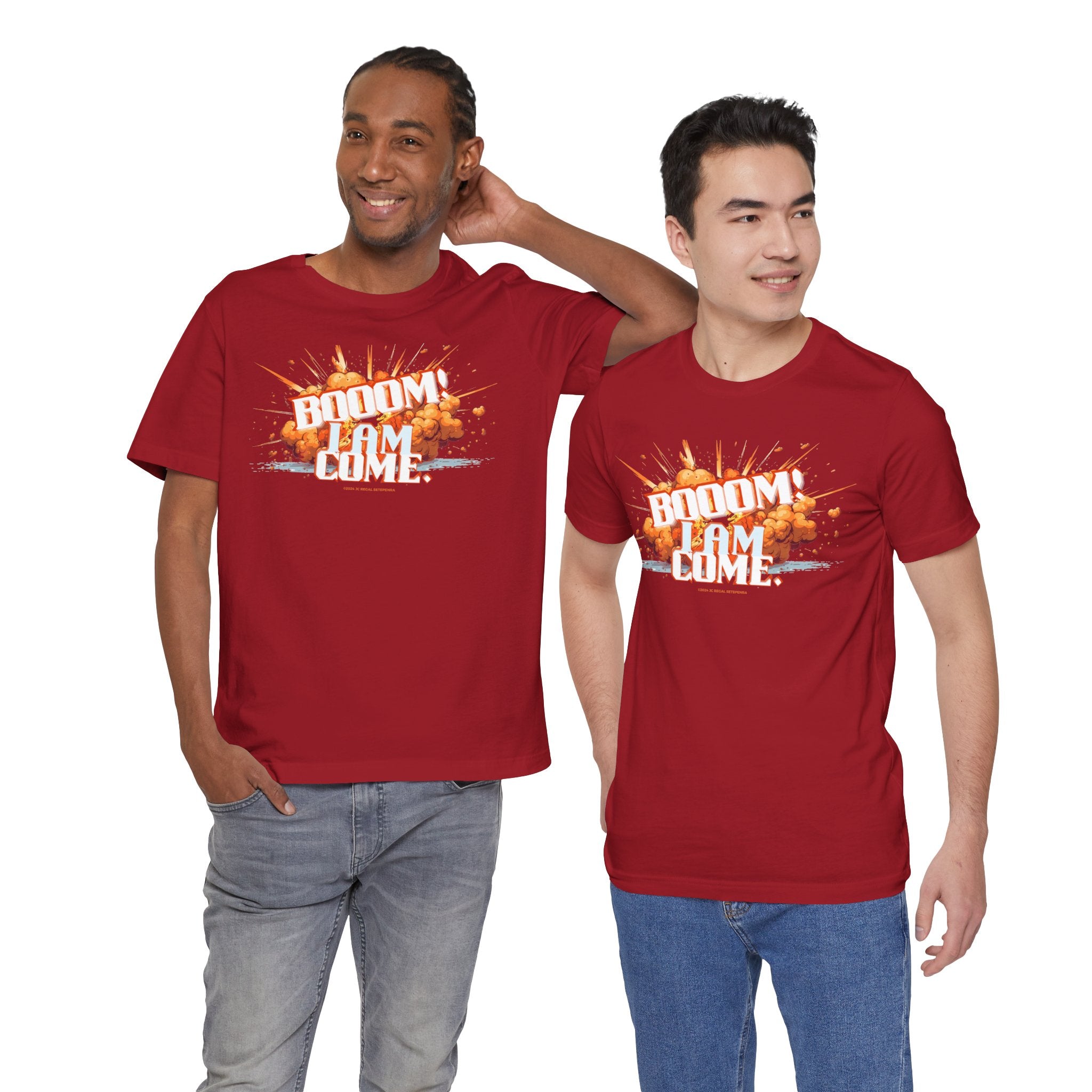 BOOOM! I AM COME Unisex Jersey Short Sleeve Tee
