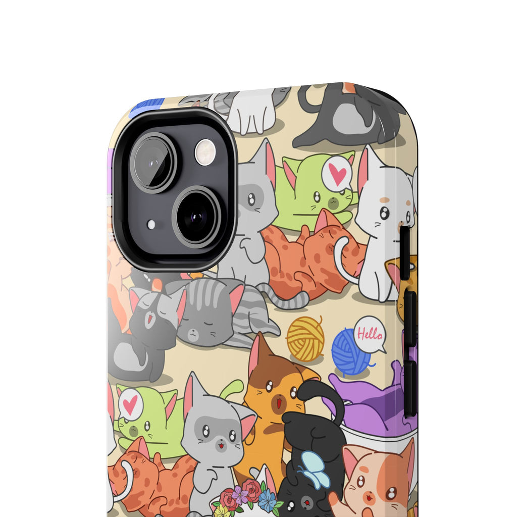 Cats A Lot Tough Phone Case (For iPhone, Galaxy & More)