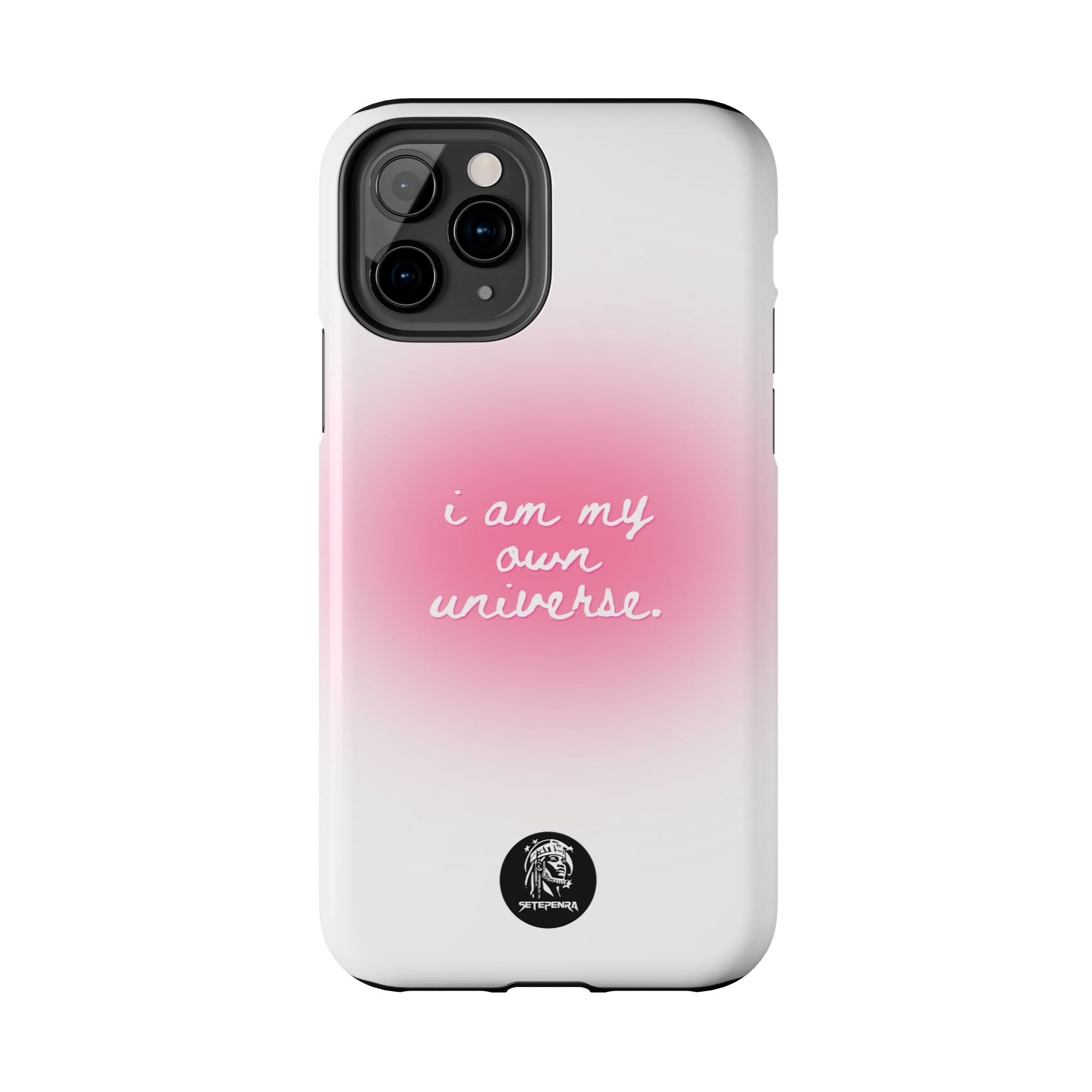 I Am My Own Universe Tough Phone Case (For iPhone, Galaxy & More) - White