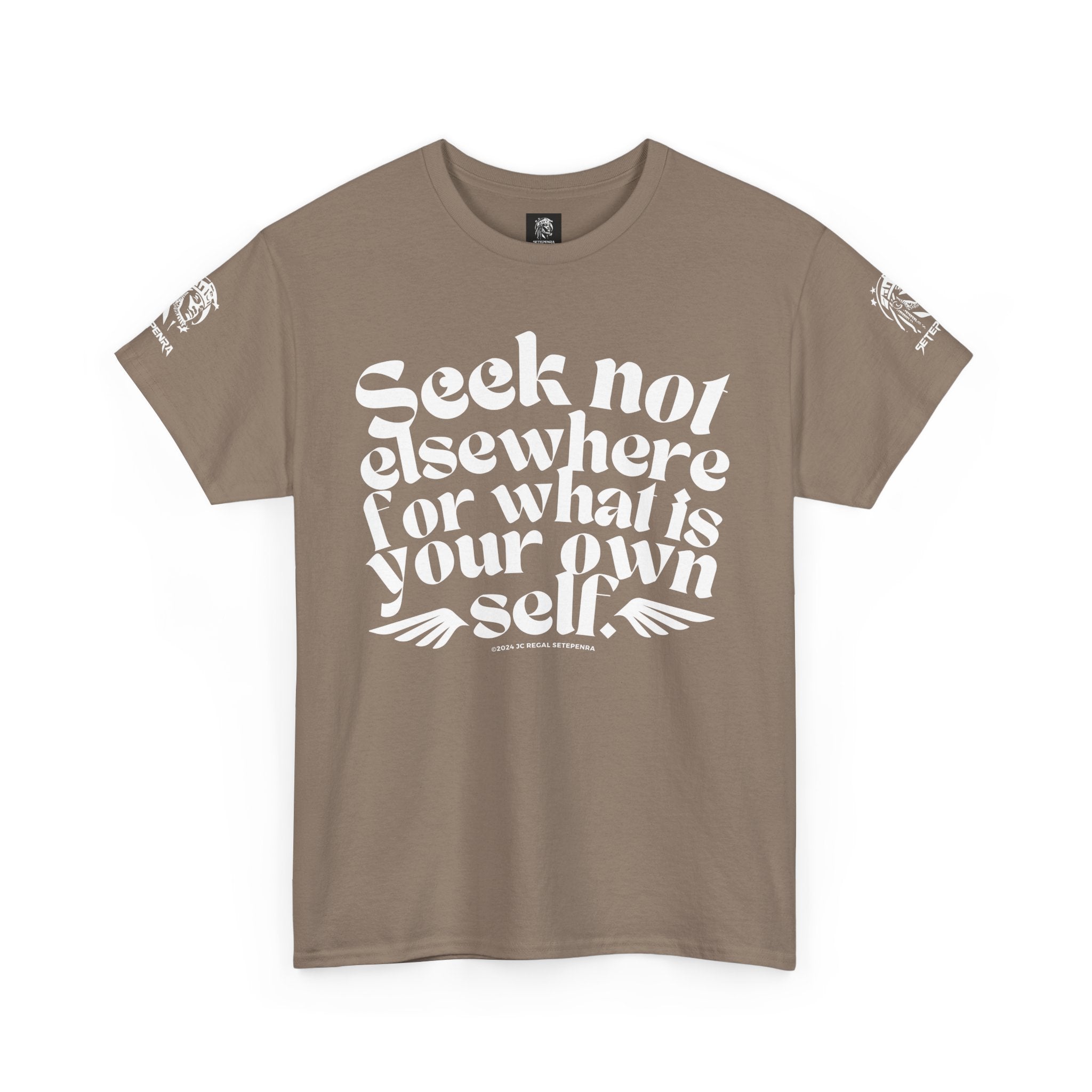 Seek Not Elsewhere Unisex Heavy Cotton Tee SETEPENRA T-Shirt.