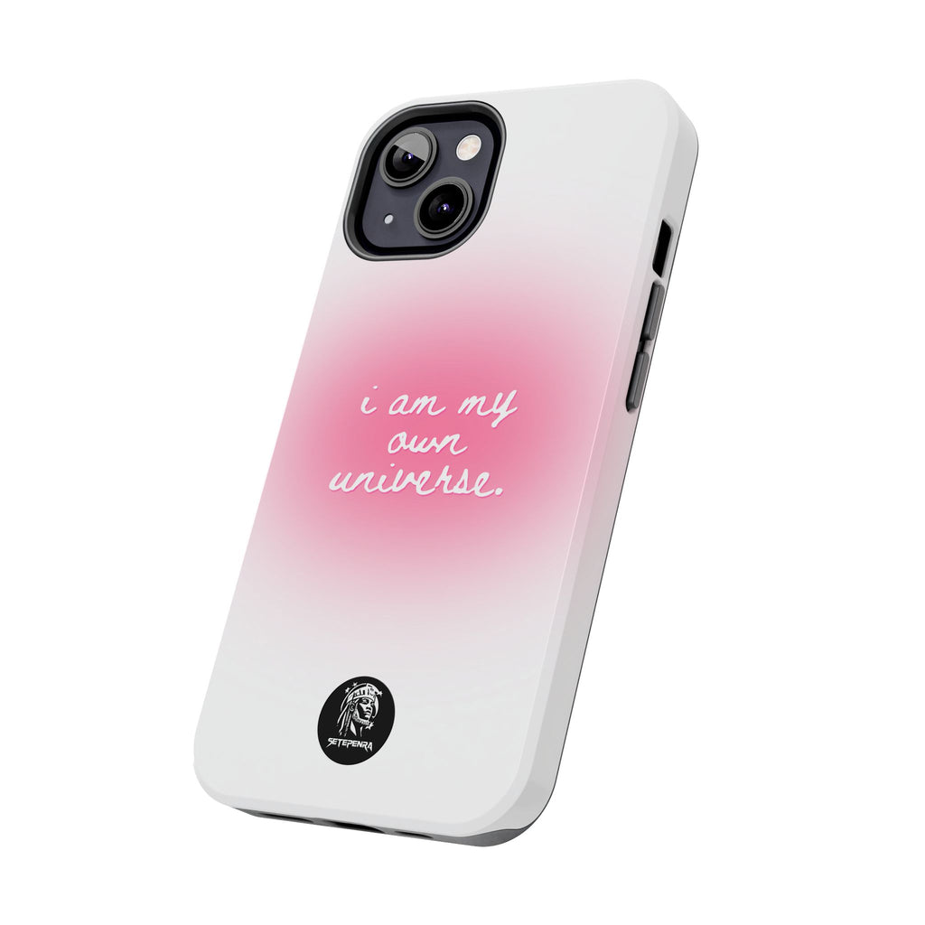 I Am My Own Universe Tough Phone Case (For iPhone, Galaxy & More) - White