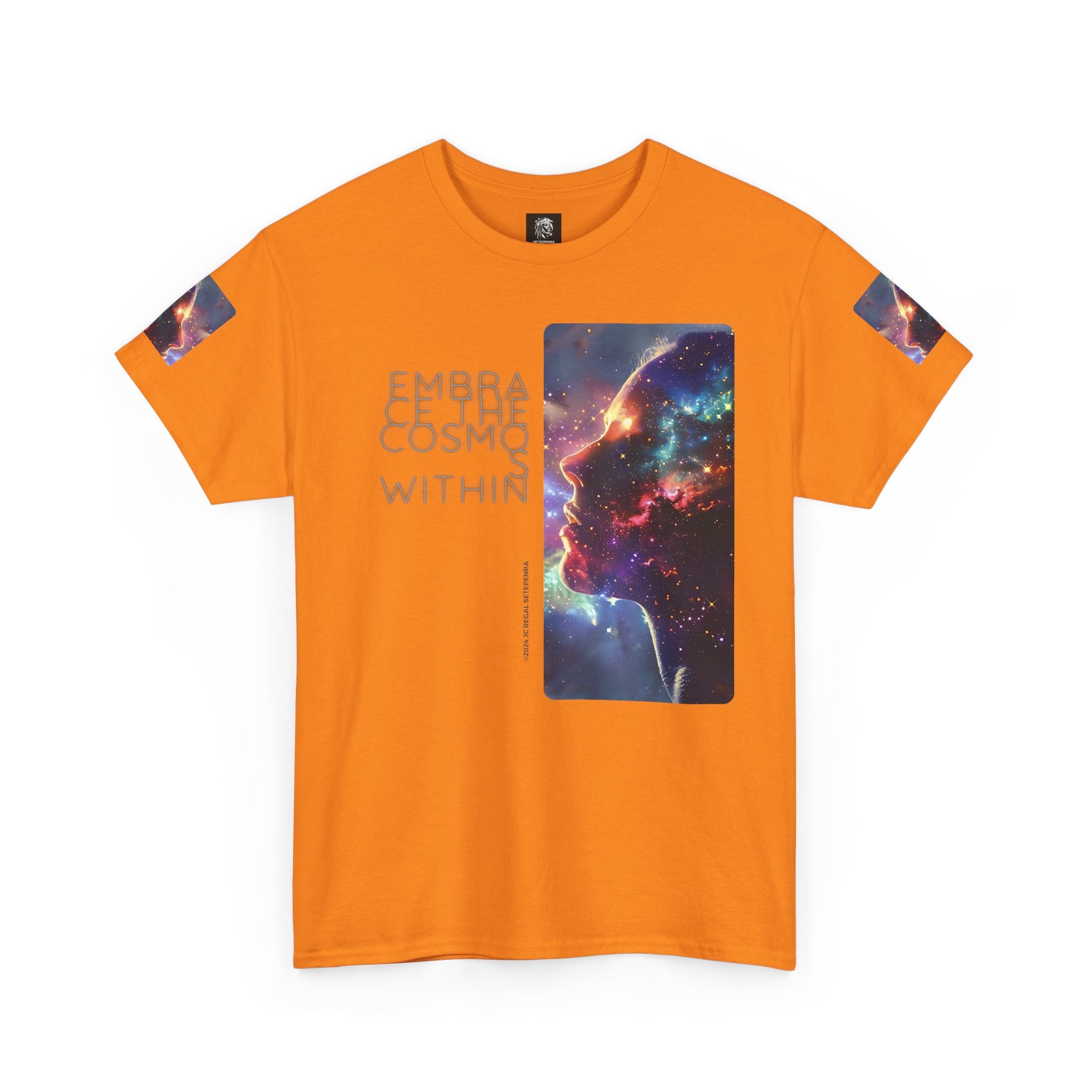 Embrace The Cosmos Within Unisex Heavy Cotton Tee