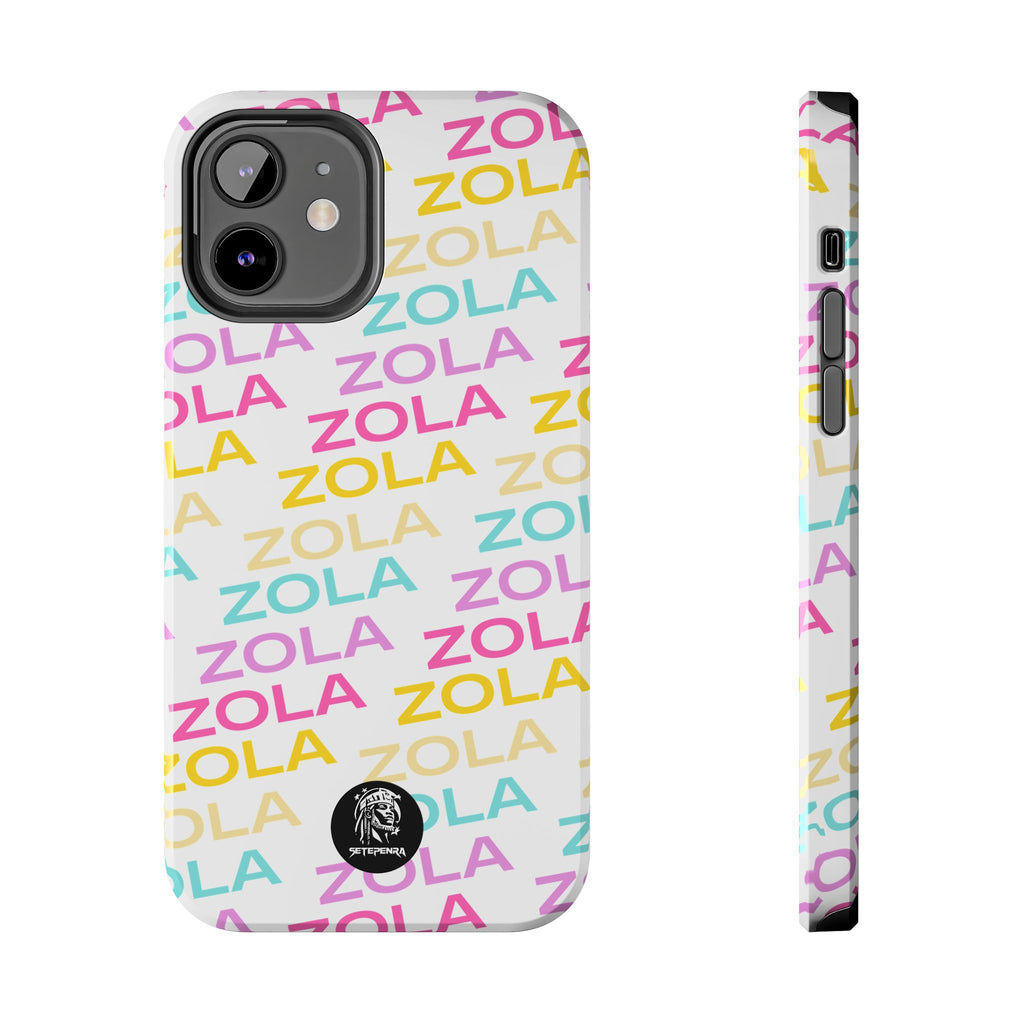 Zola Tough Phone Case (For iPhone, Galaxy & More) - White SETEPENRA Phone Case.