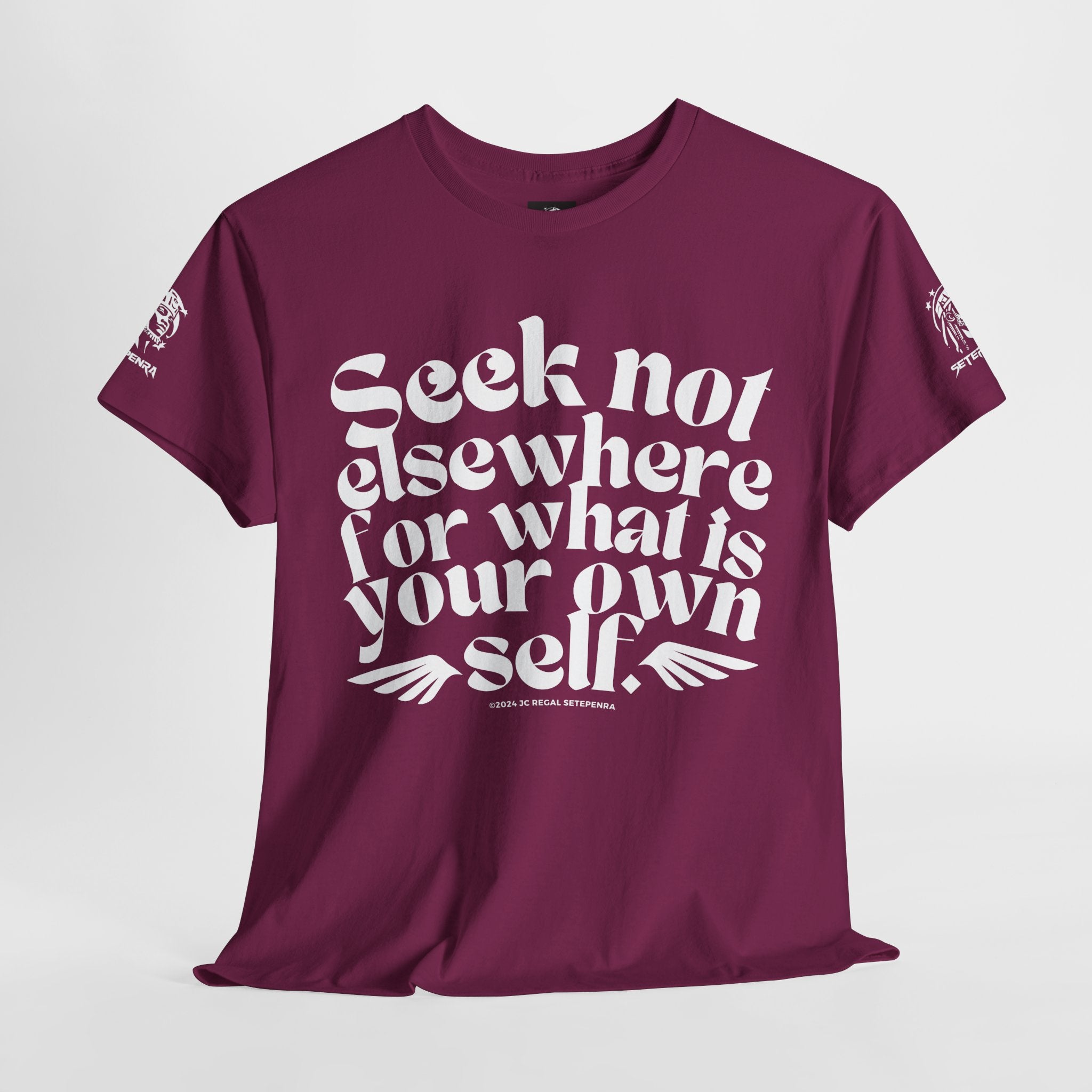 Seek Not Elsewhere Unisex Heavy Cotton Tee
