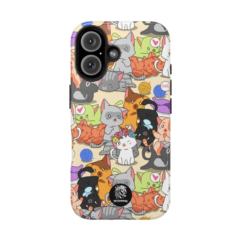Cats A Lot Tough Phone Case (For iPhone, Galaxy & More)