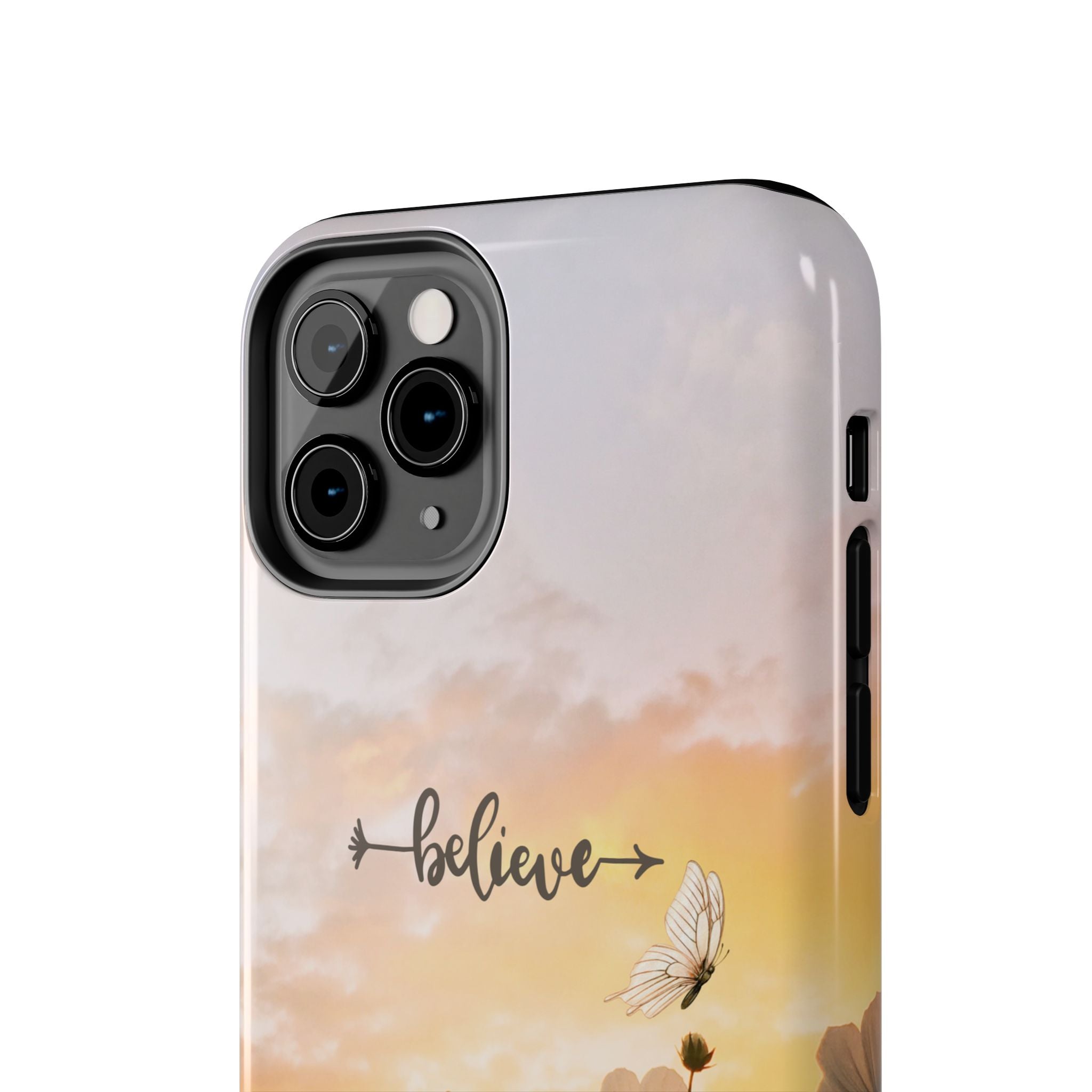Believe Tough Phone Case (For iPhone, Galaxy & More) - Aesthetic Flower