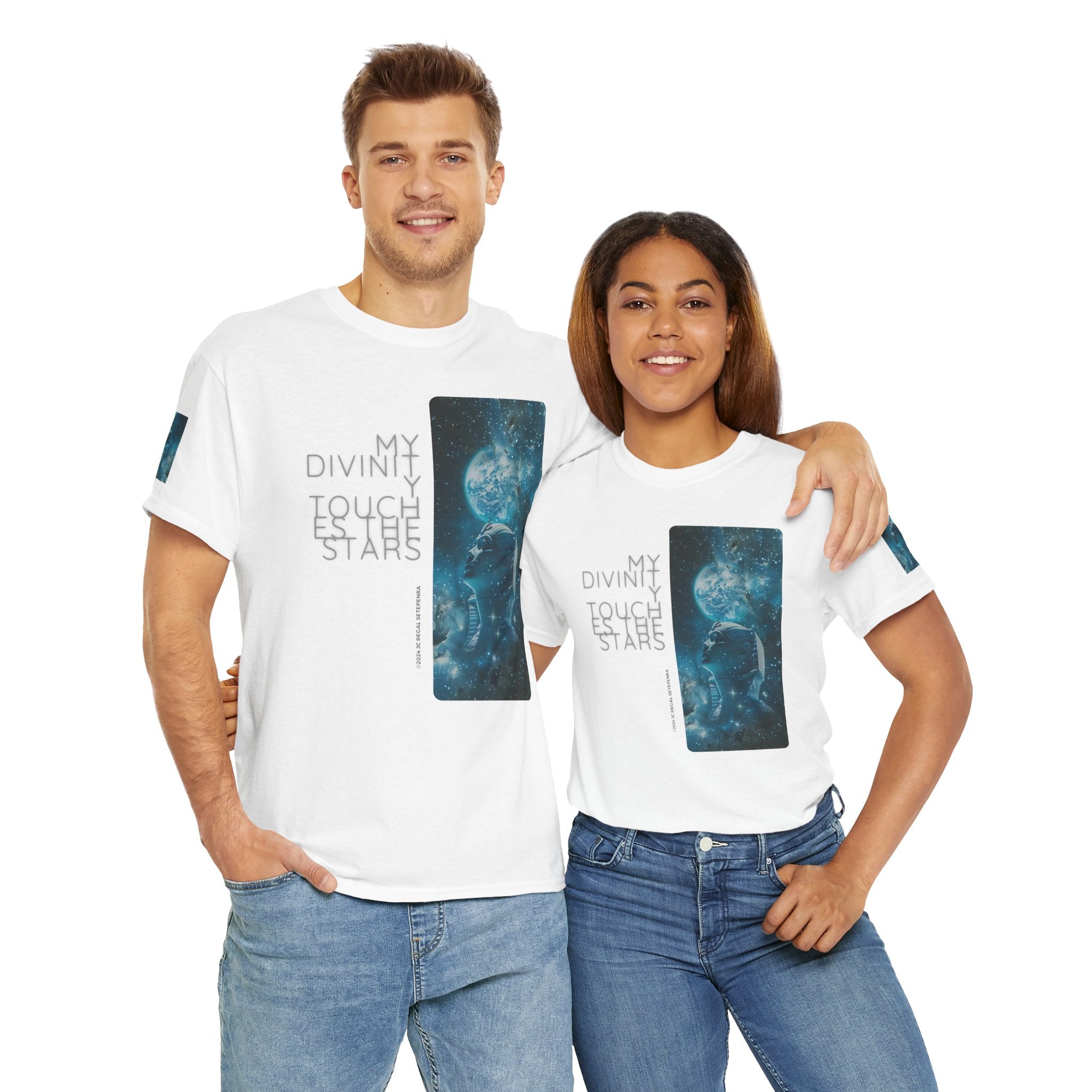 My Divinity Touches The Stars Unisex Heavy Cotton Tee