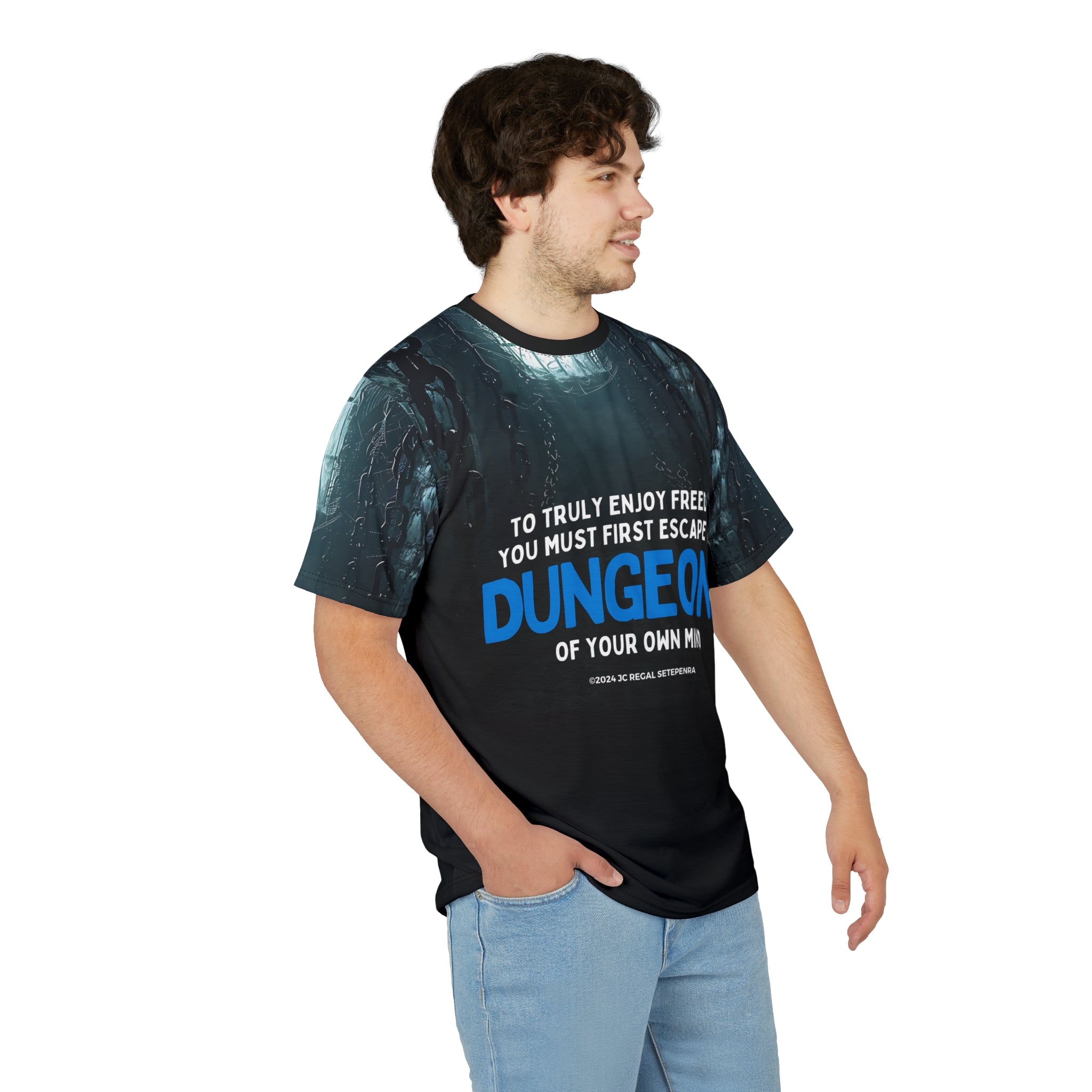 Escape The Dungeons Unisex Cut & Sew Tee SETEPENRA All Over Prints.