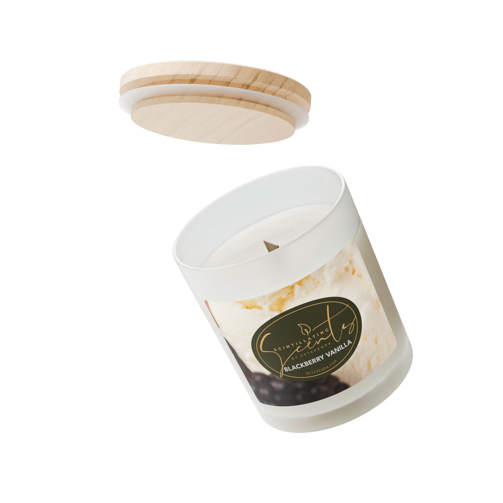Scintillating Scents by SETEPENRA Frosted Glass Candle, 11oz