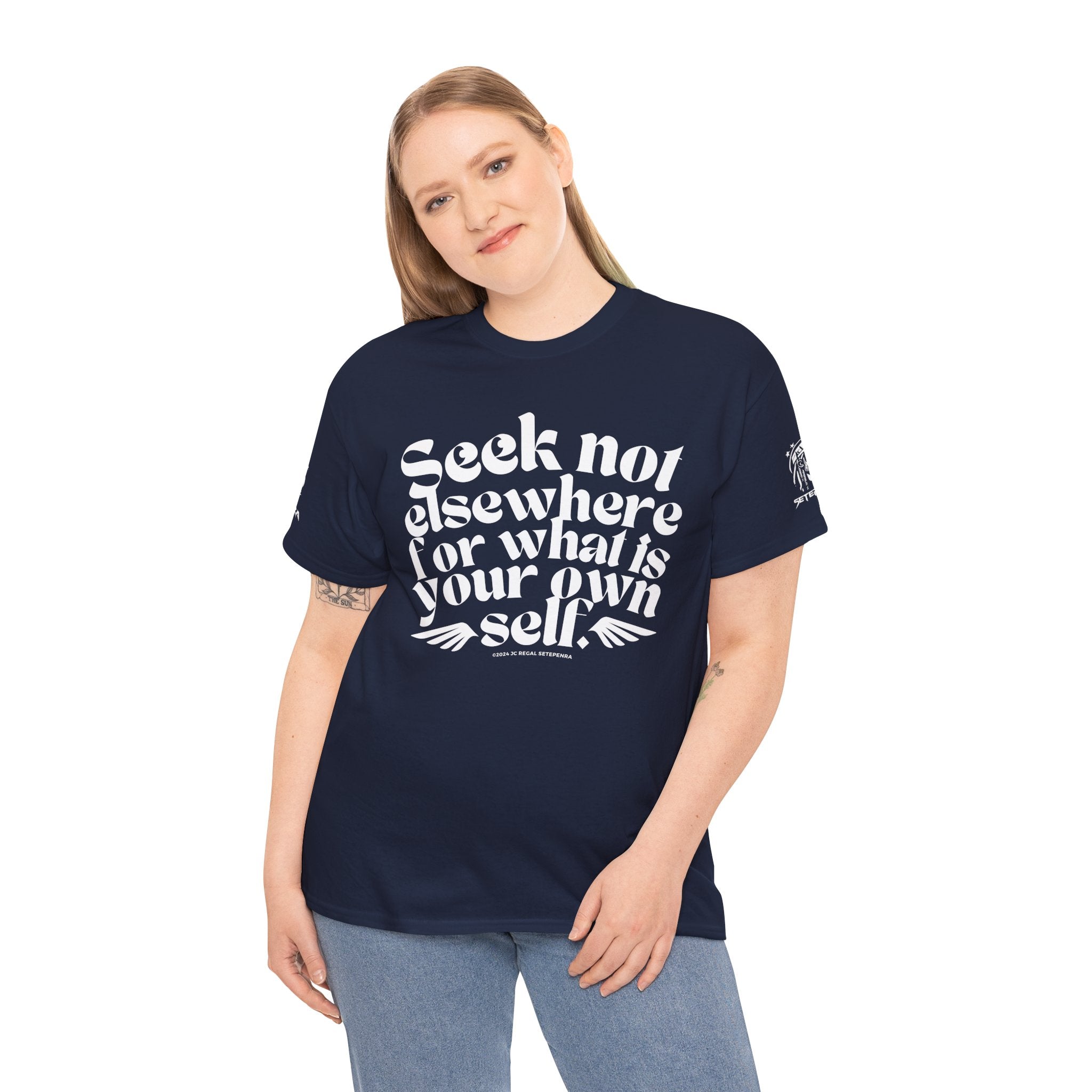 Seek Not Elsewhere Unisex Heavy Cotton Tee