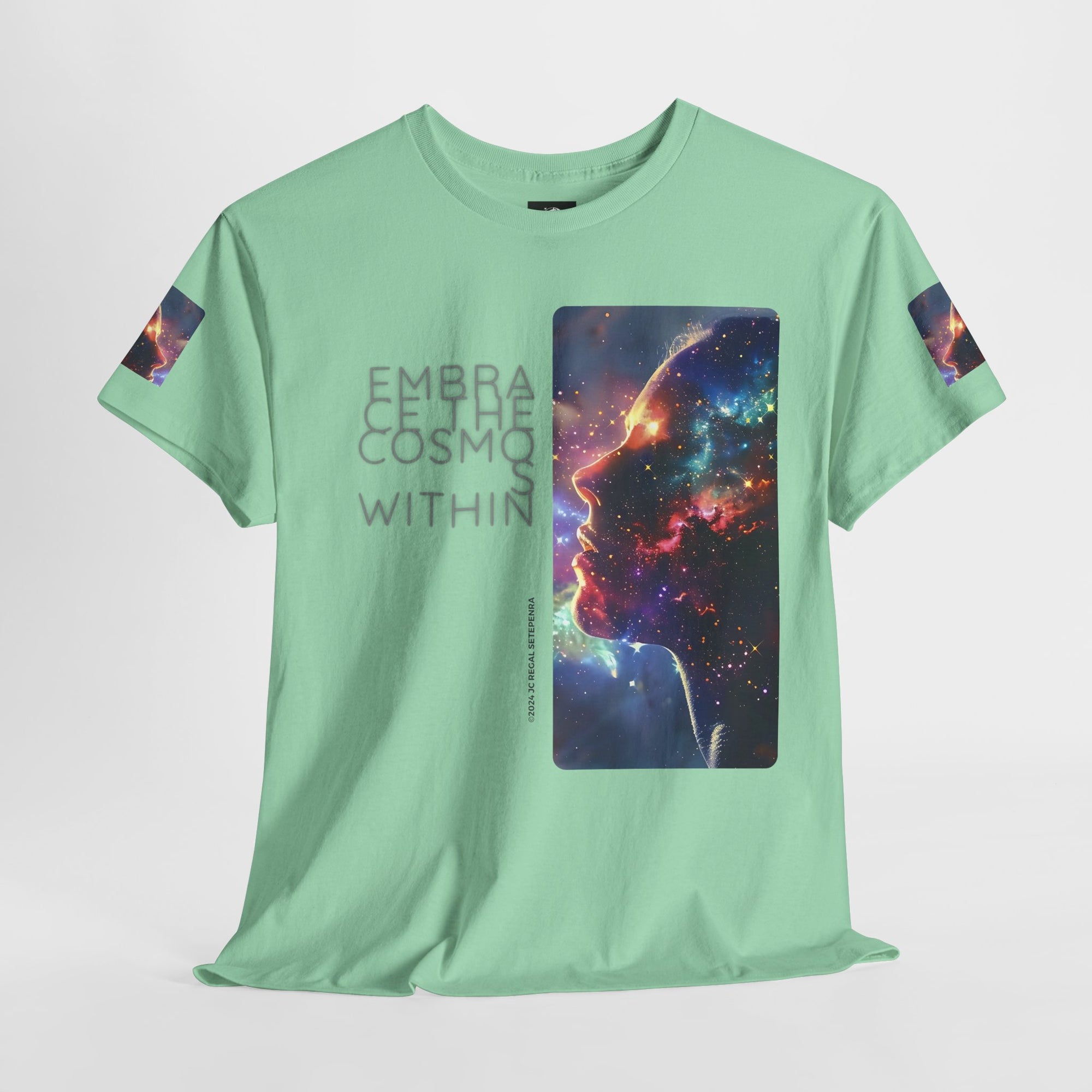 Embrace The Cosmos Within Unisex Heavy Cotton Tee
