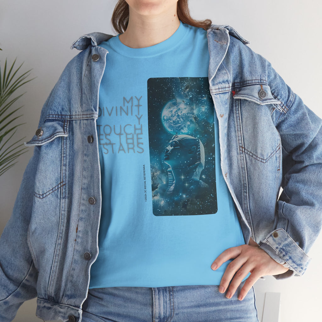 My Divinity Touches The Stars Unisex Heavy Cotton Tee