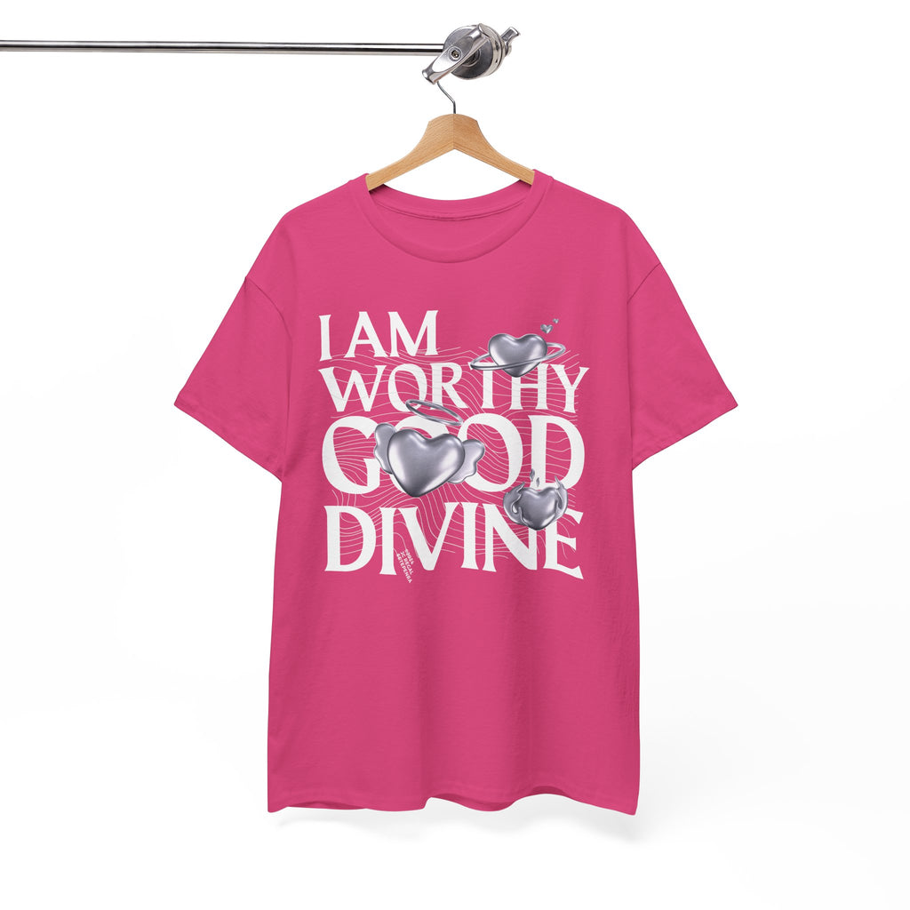 I AM WORTHY GOOD DIVINE Unisex Heavy Cotton Tee