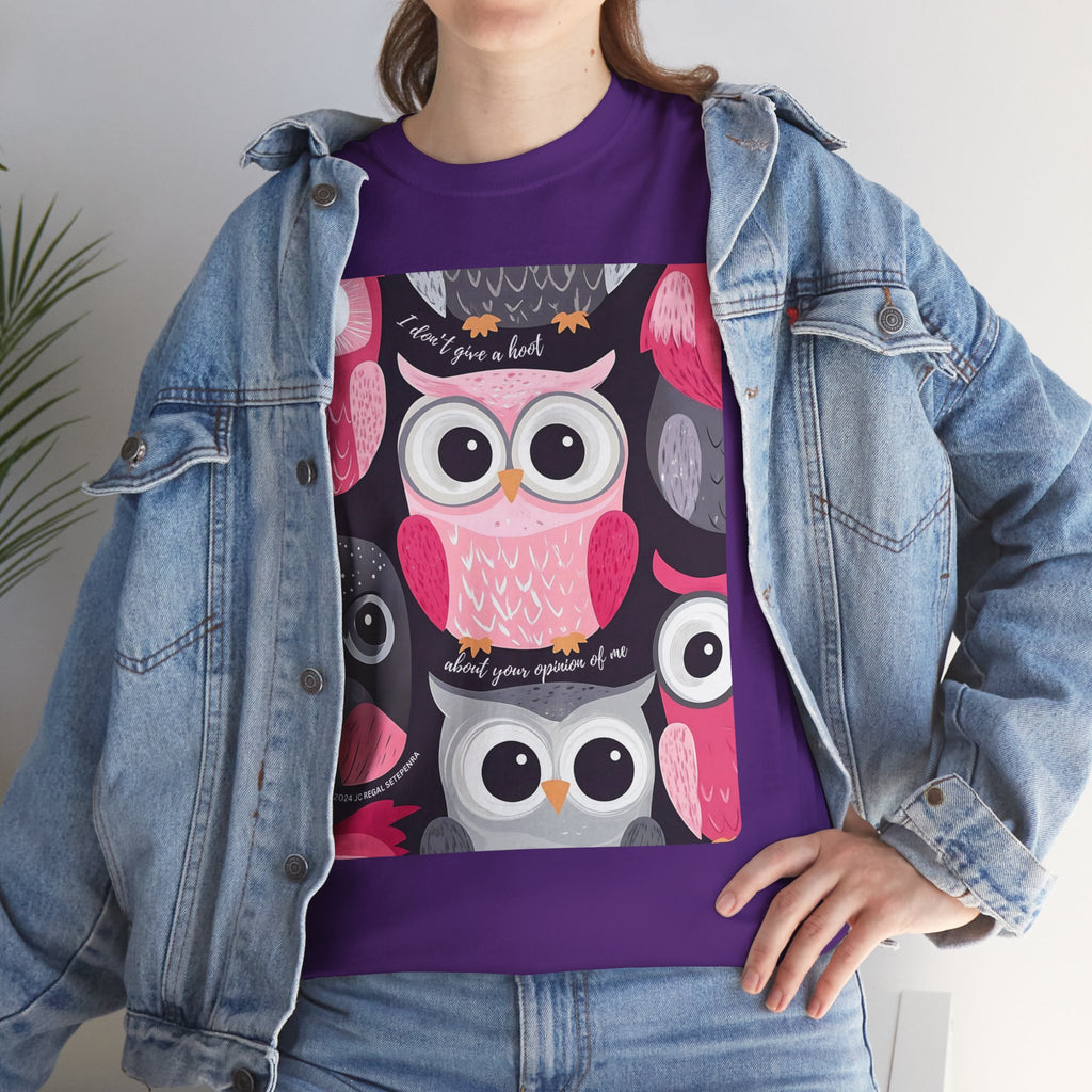 Don't Give A Hoot Unisex Heavy Cotton Tee