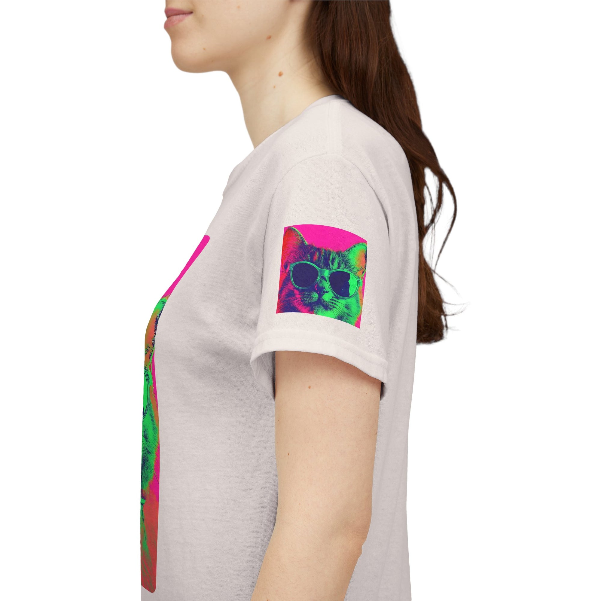 Cool Cat (Whiskers 1) Unisex Heavy Cotton Tee