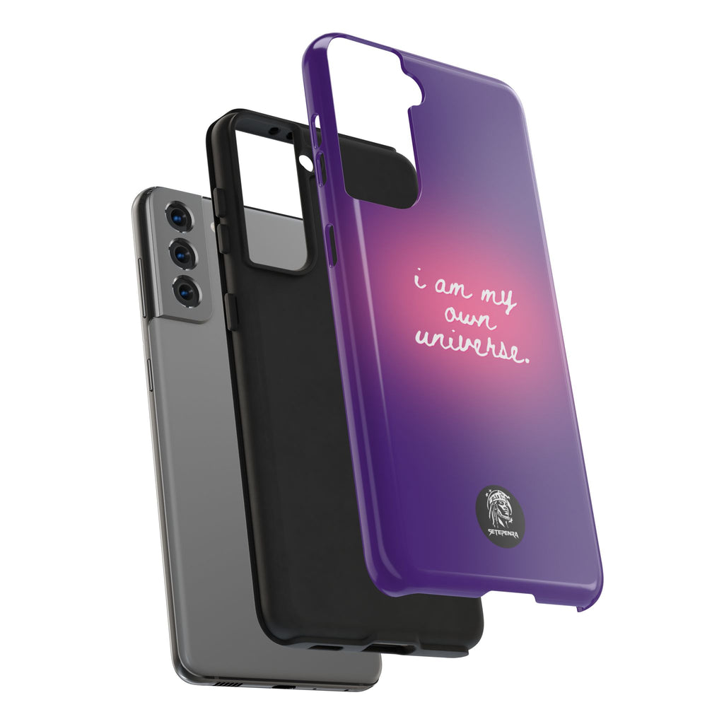 I Am My Own Universe Tough Phone Case (For iPhone, Galaxy & More) - Purple
