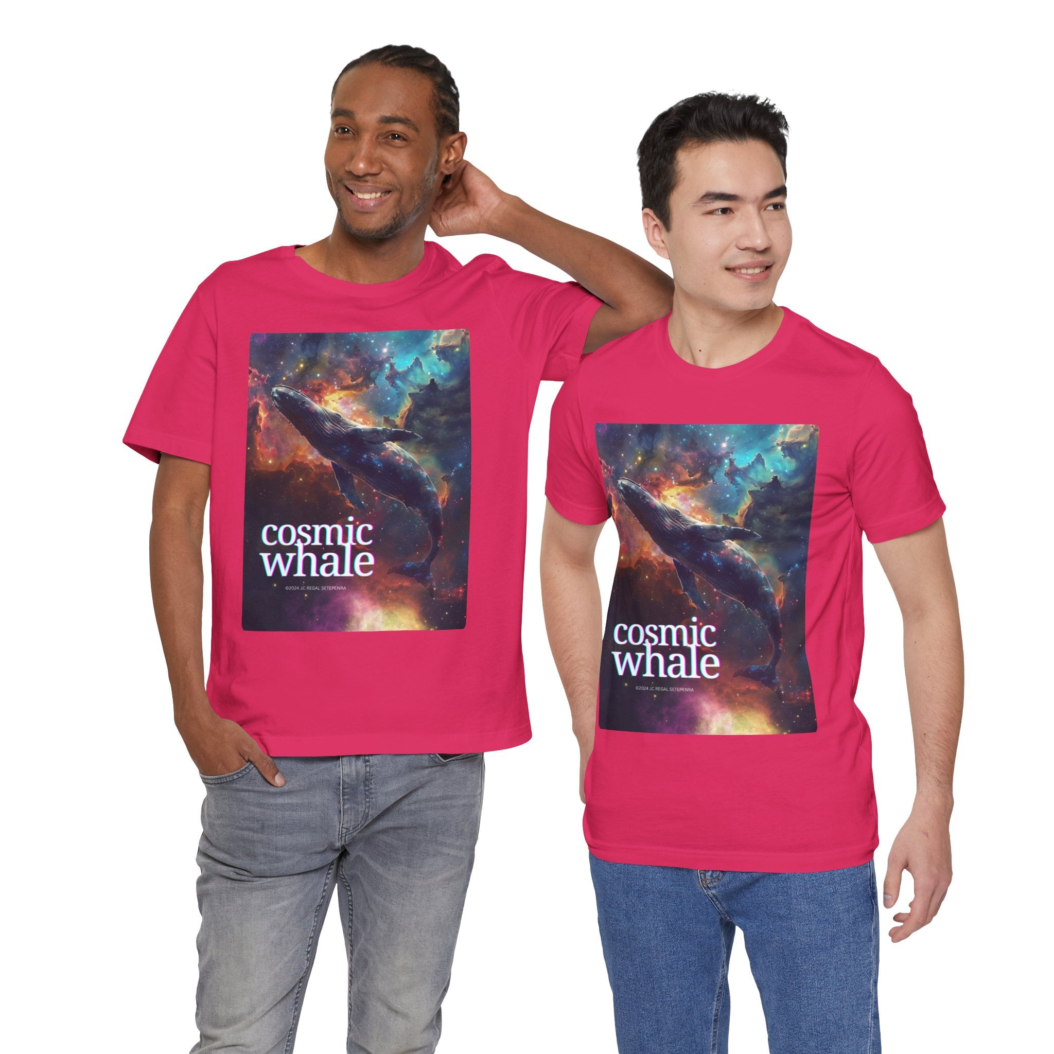 Cosmic Whale Unisex Jersey Short Sleeve Tee