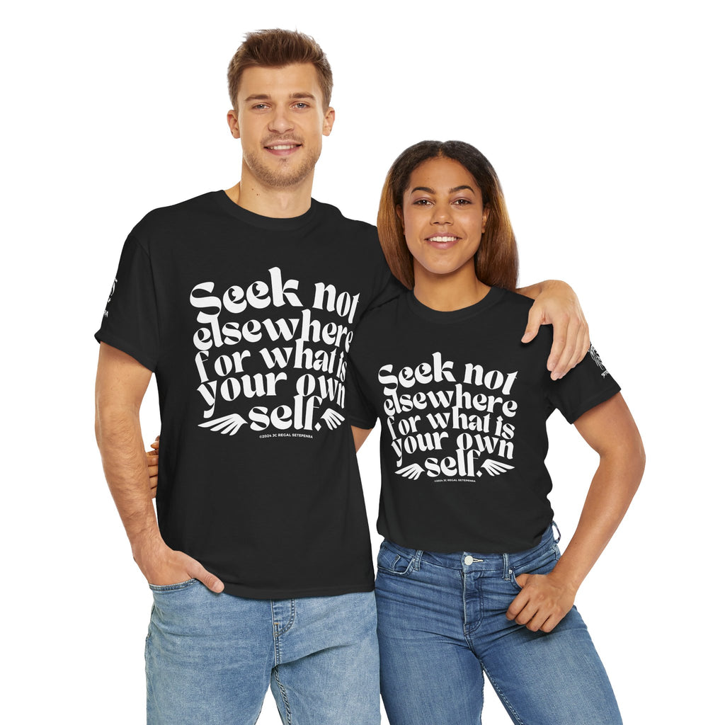 Seek Not Elsewhere Unisex Heavy Cotton Tee