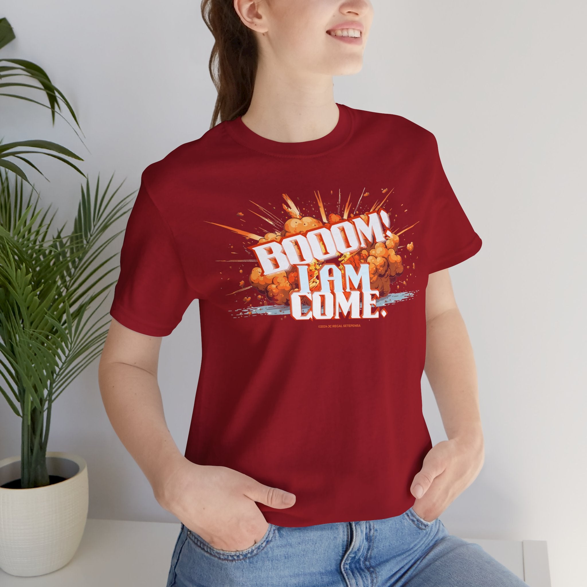 BOOOM! I AM COME Unisex Jersey Short Sleeve Tee