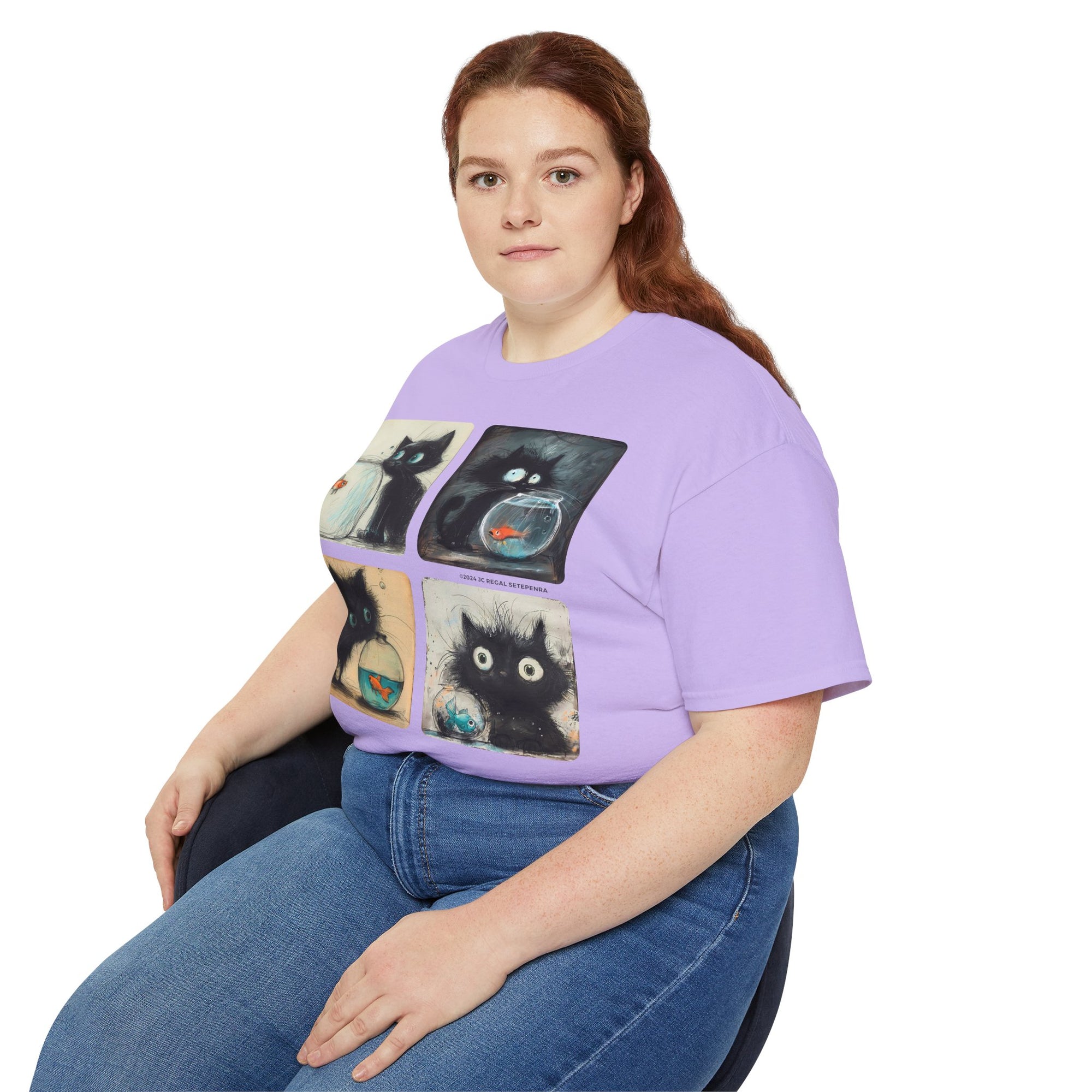 Fishy Kitty Unisex Ultra Cotton Tee