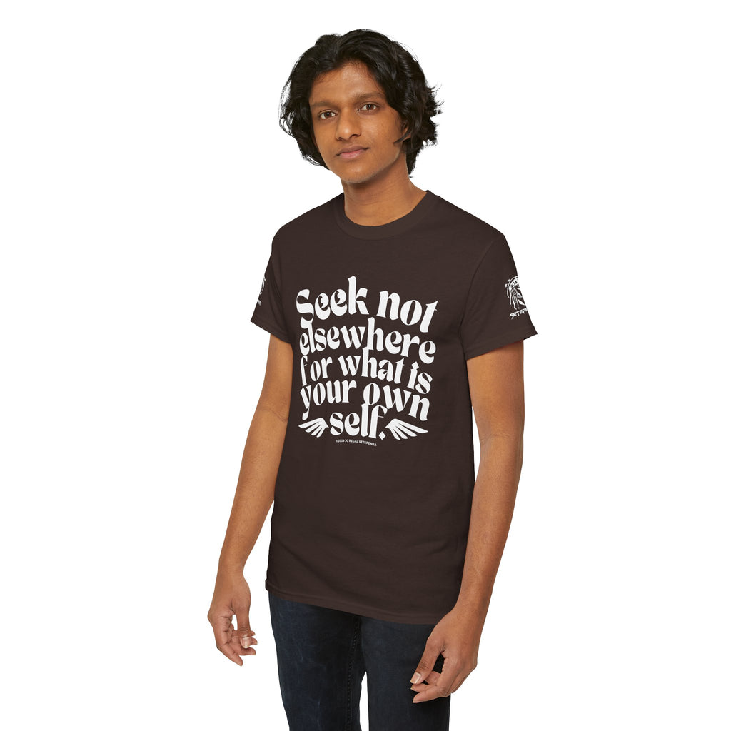 Seek Not Elsewhere Unisex Heavy Cotton Tee