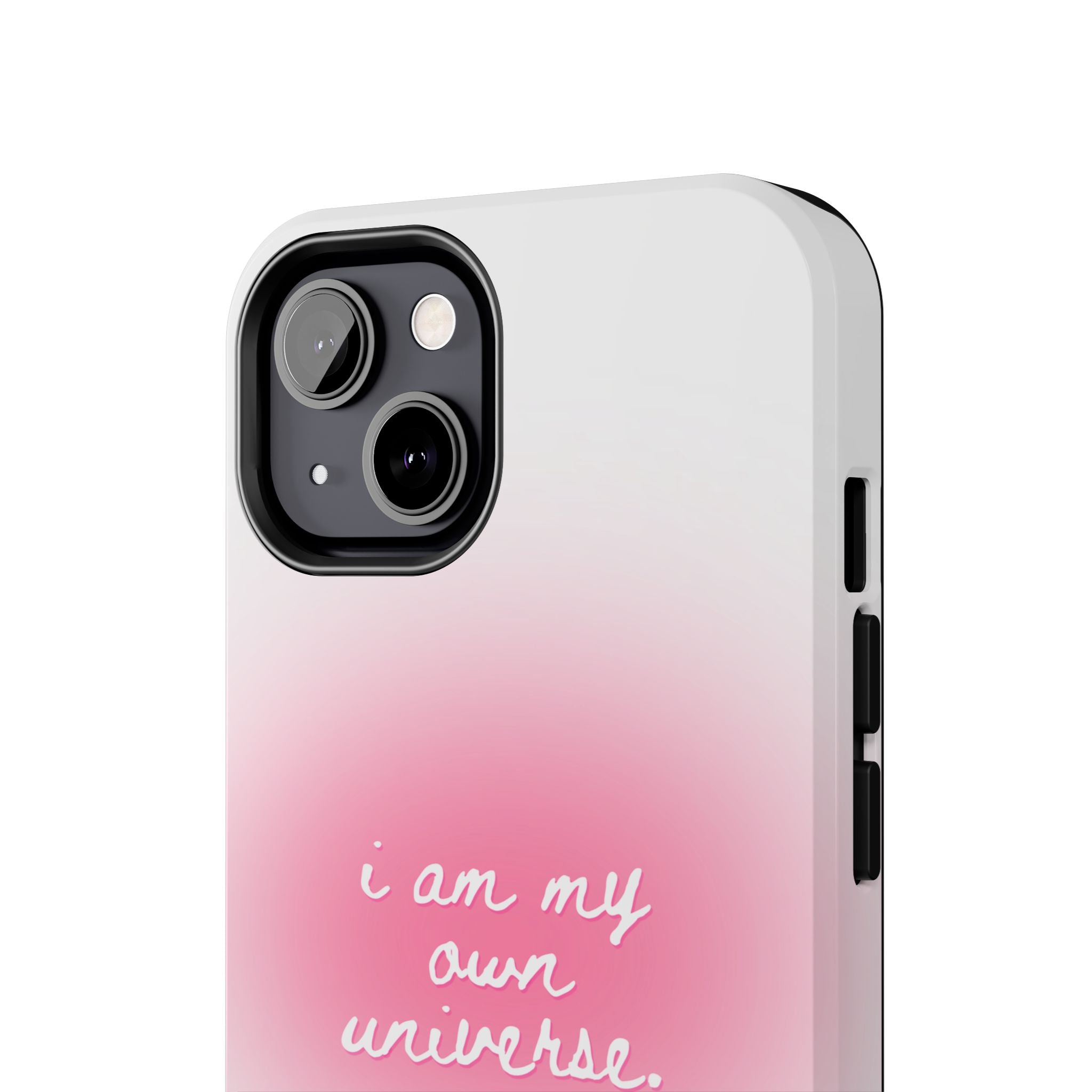 I Am My Own Universe Tough Phone Case (For iPhone, Galaxy & More) - White