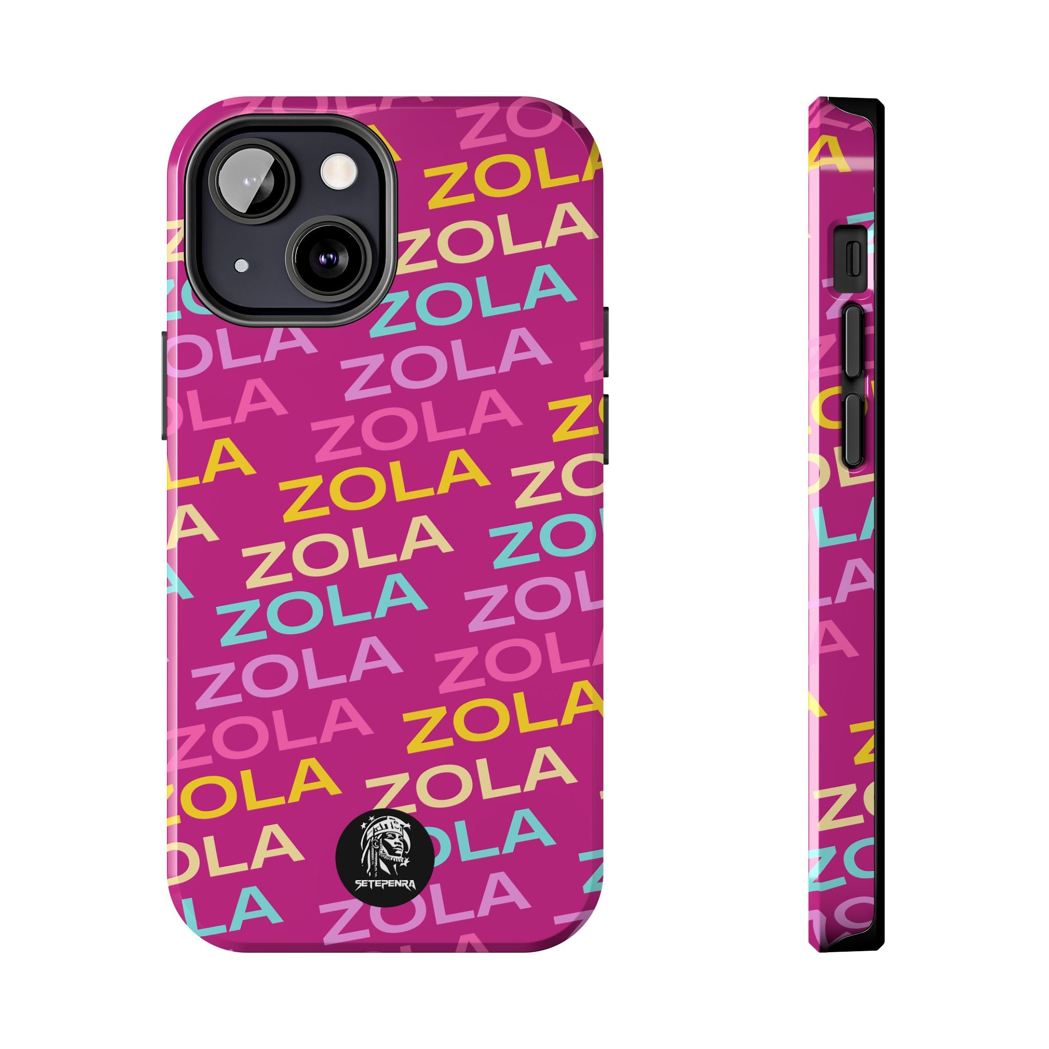 Zola Tough Phone Case (For iPhone, Galaxy & More) - Pink SETEPENRA Phone Case.