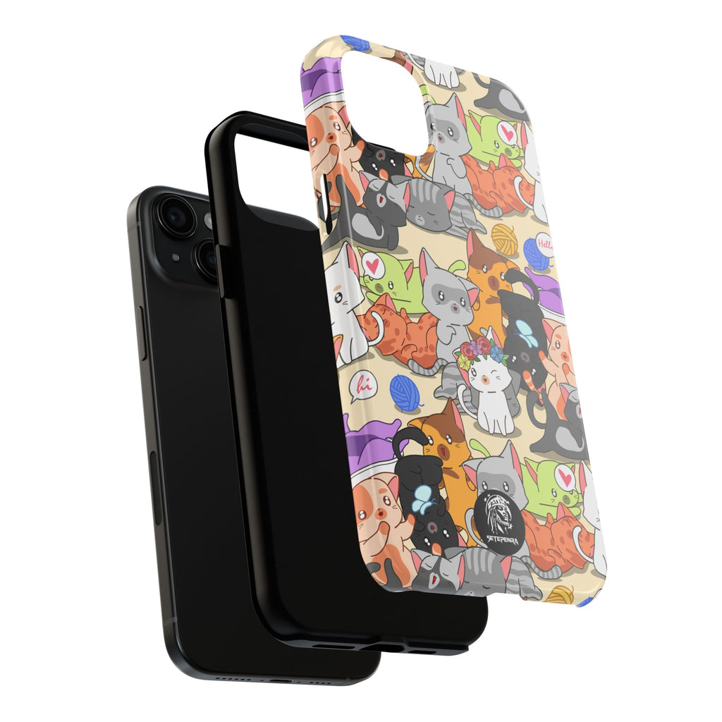 Cats A Lot Tough Phone Case (For iPhone, Galaxy & More)