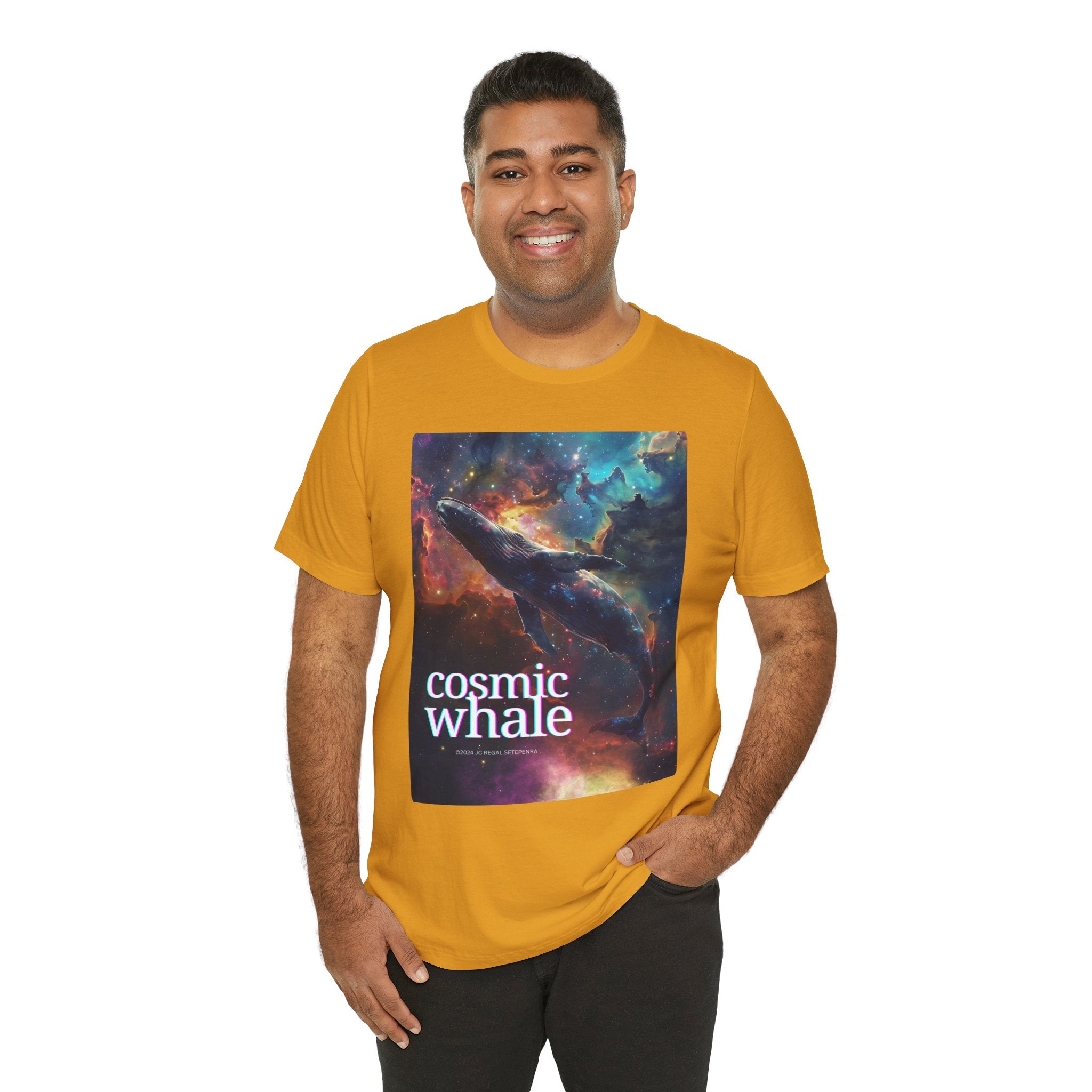 Cosmic Whale Unisex Jersey Short Sleeve Tee