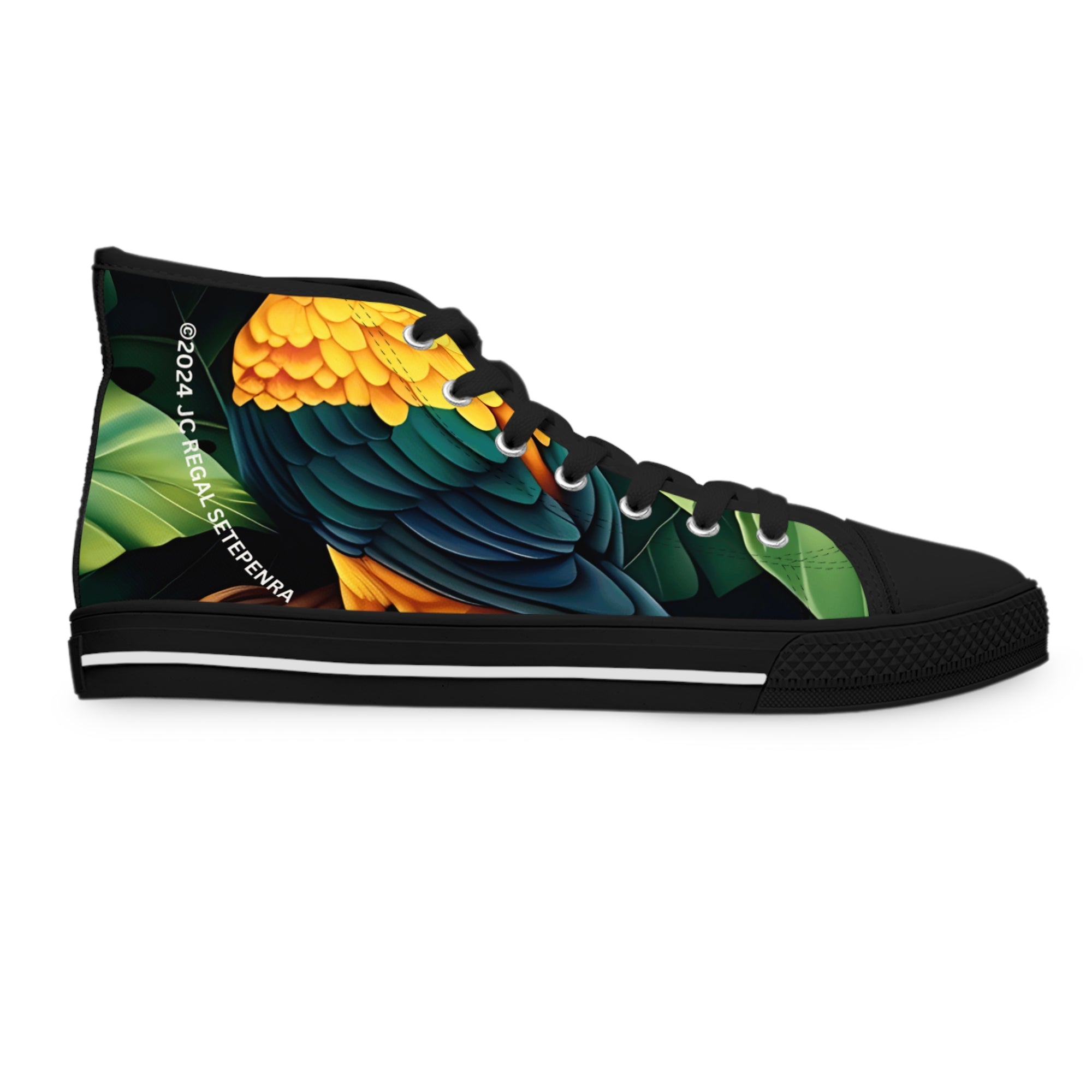 Tri-Parrot Women's High Top Sneakers SETEPENRA Shoes.