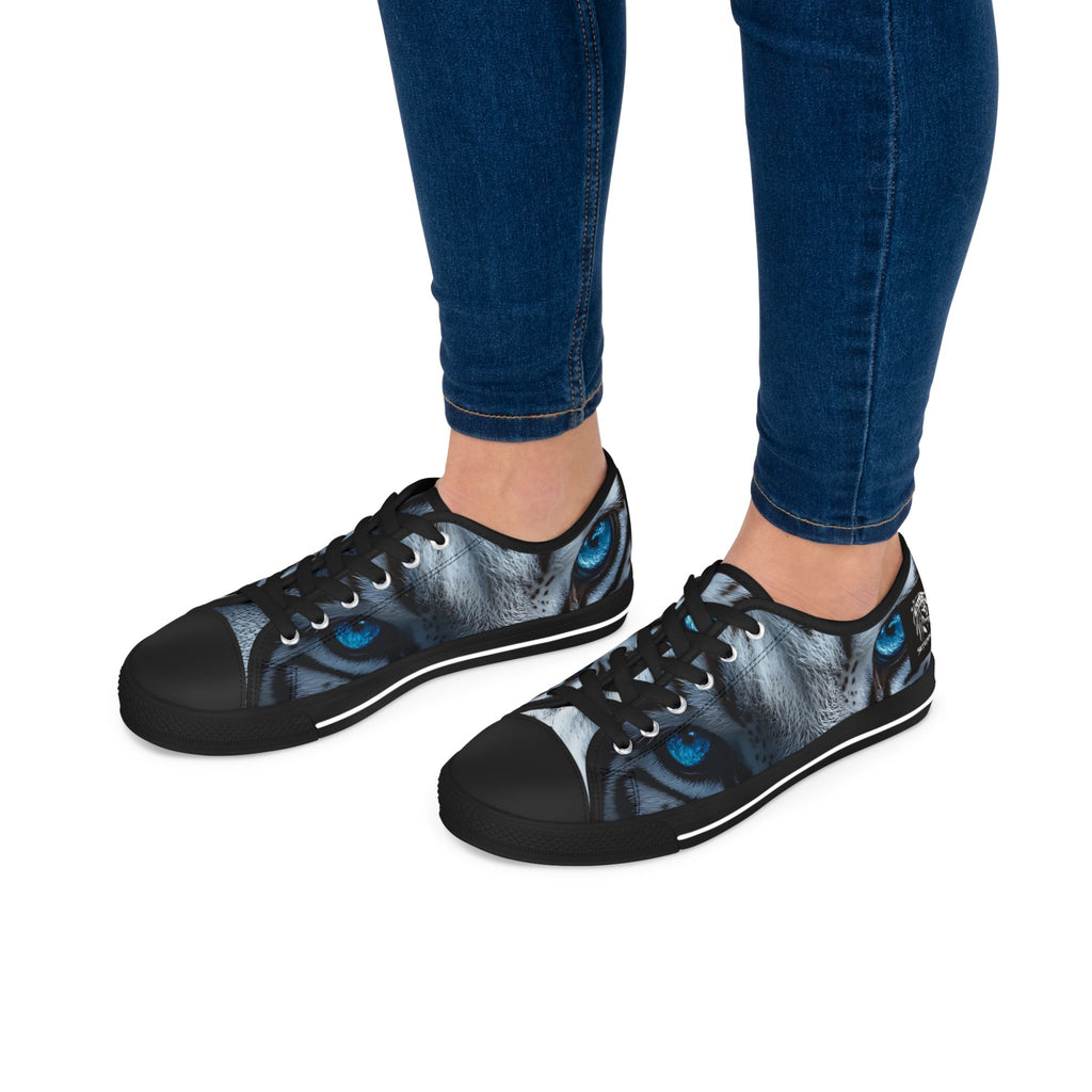 Primal Power Women's Low Top Sneakers - White Tiger (1st Edition) SETEPENRA Shoes.