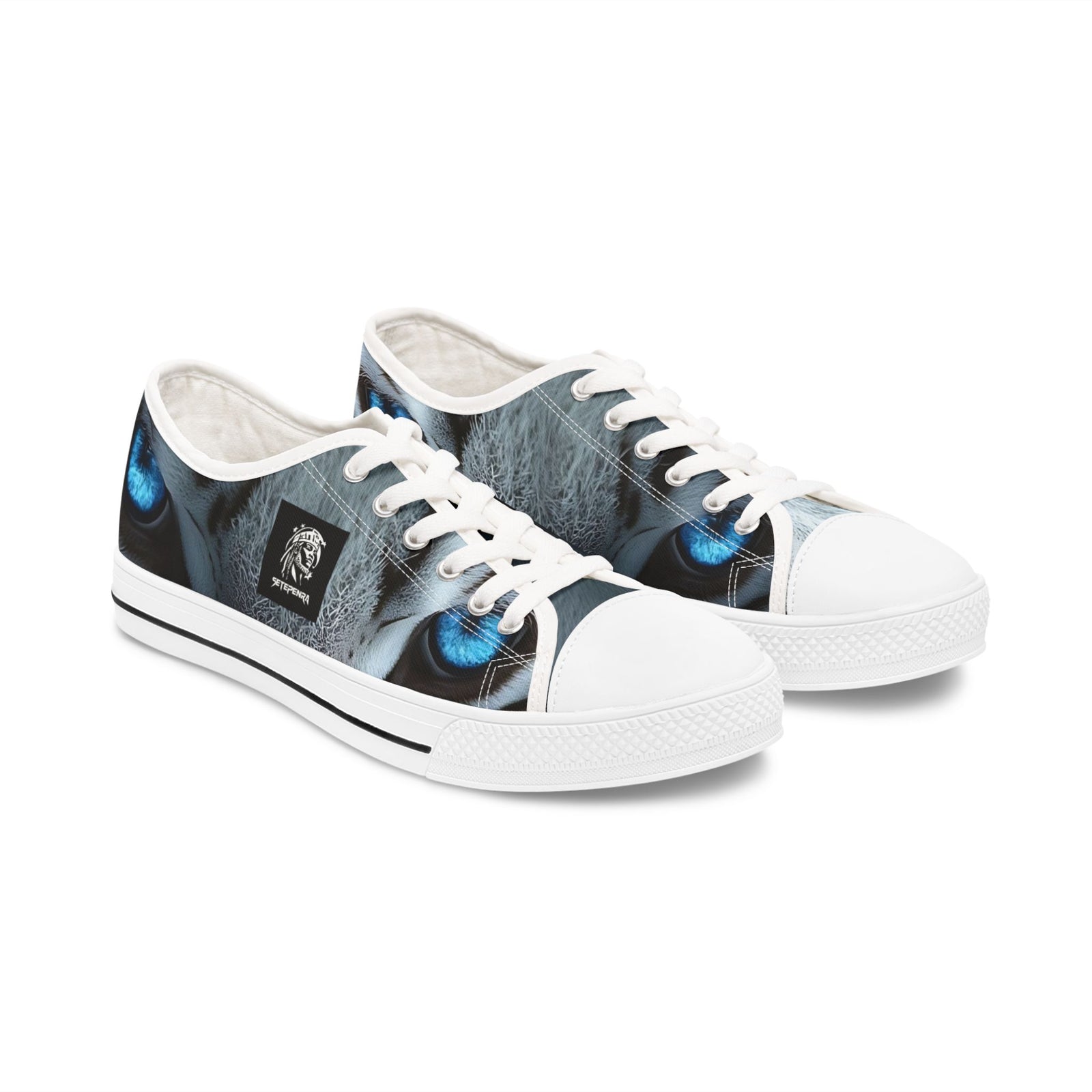 Primal Power Women's Low Top Sneakers - White Tiger (2nd Edition) SETEPENRA Shoes.