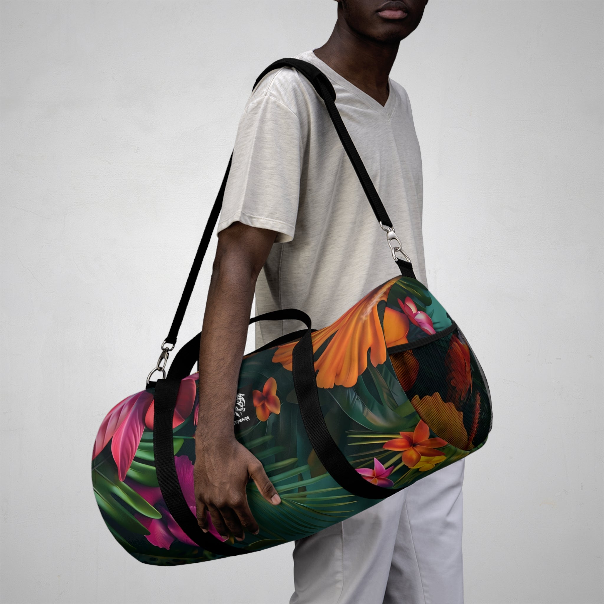 Tropican Retreat (Scene 2) Duffel Bag SETEPENRA Bags.