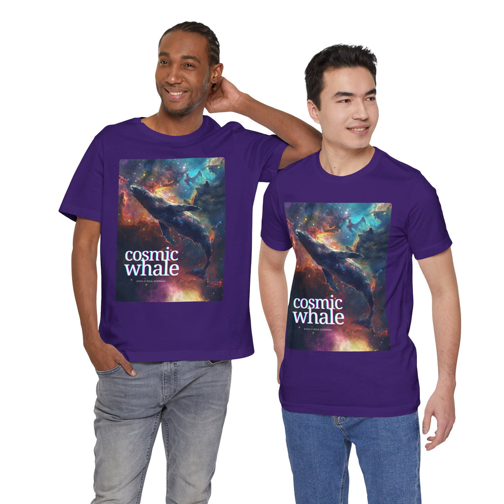 Cosmic Whale Unisex Jersey Short Sleeve Tee