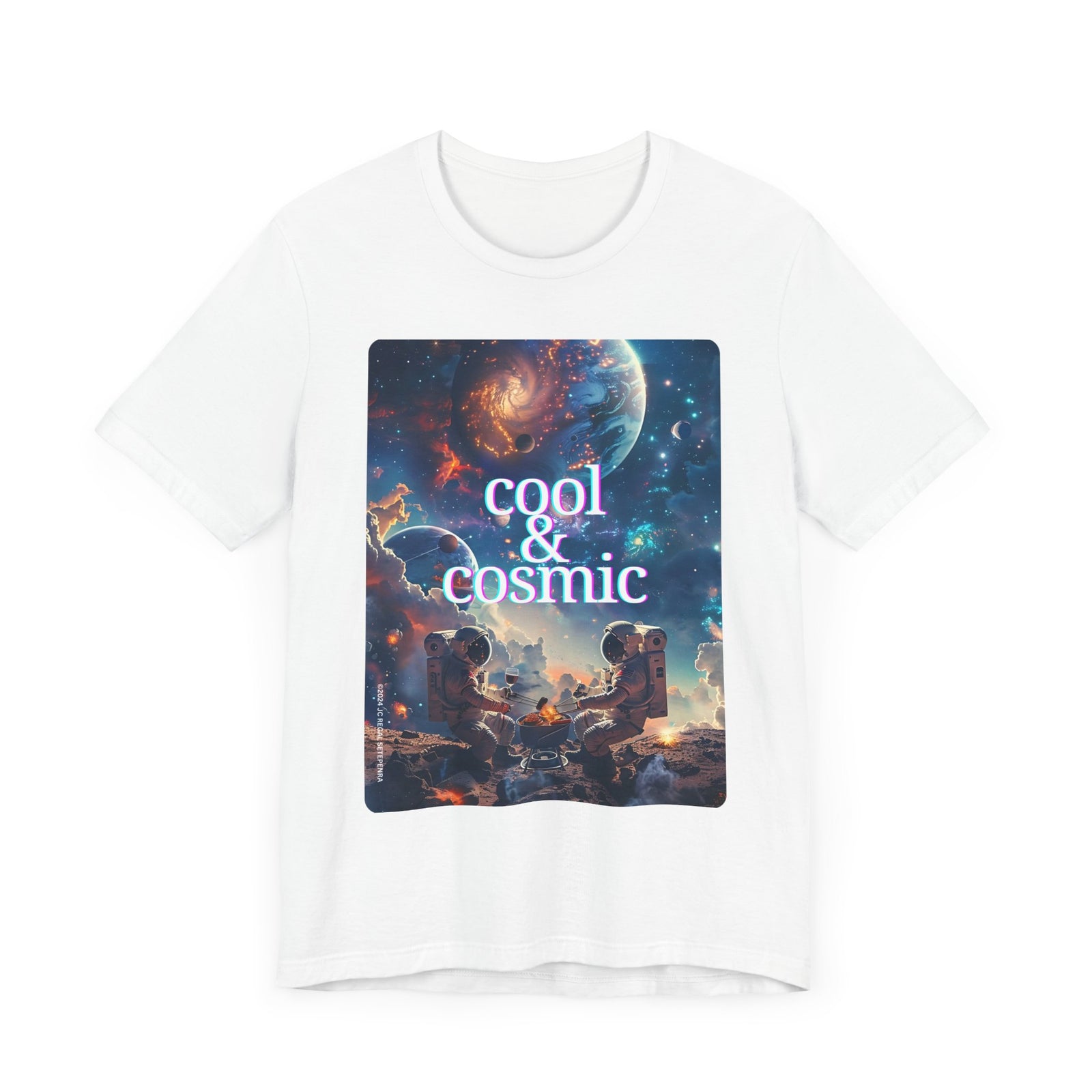 Cool & Cosmic Unisex Jersey Short Sleeve Tee SETEPENRA T-Shirt.