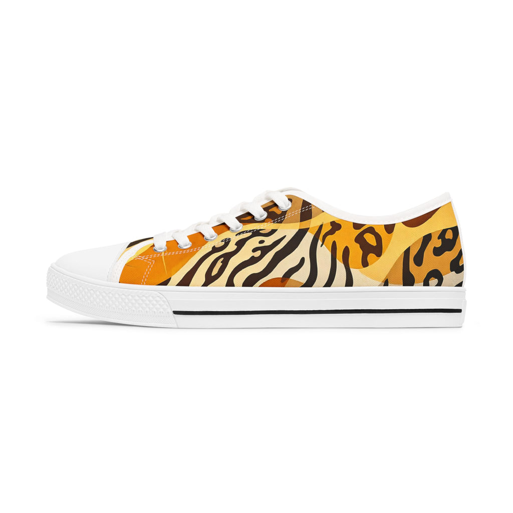 Afrikana Wildskin Women's Low Top Sneakers SETEPENRA Shoes.