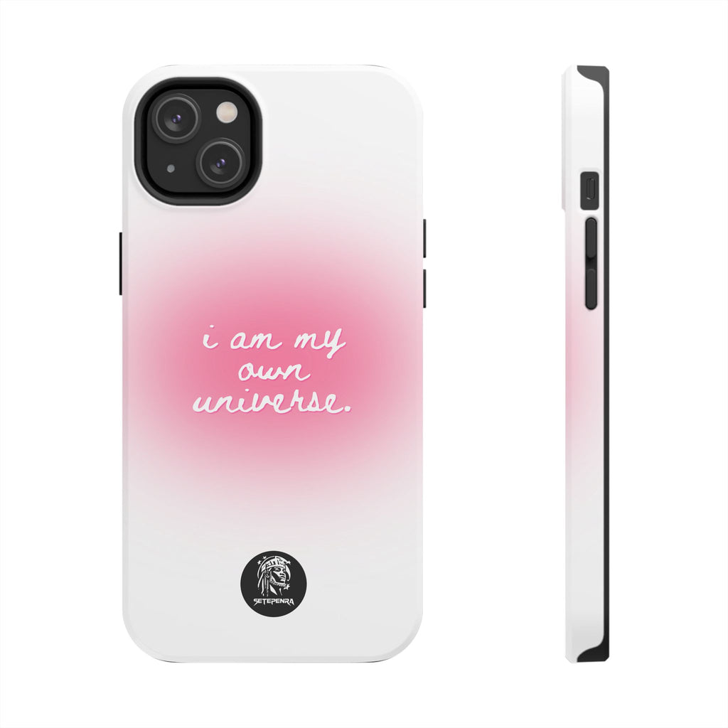 I Am My Own Universe Tough Phone Case (For iPhone, Galaxy & More) - White