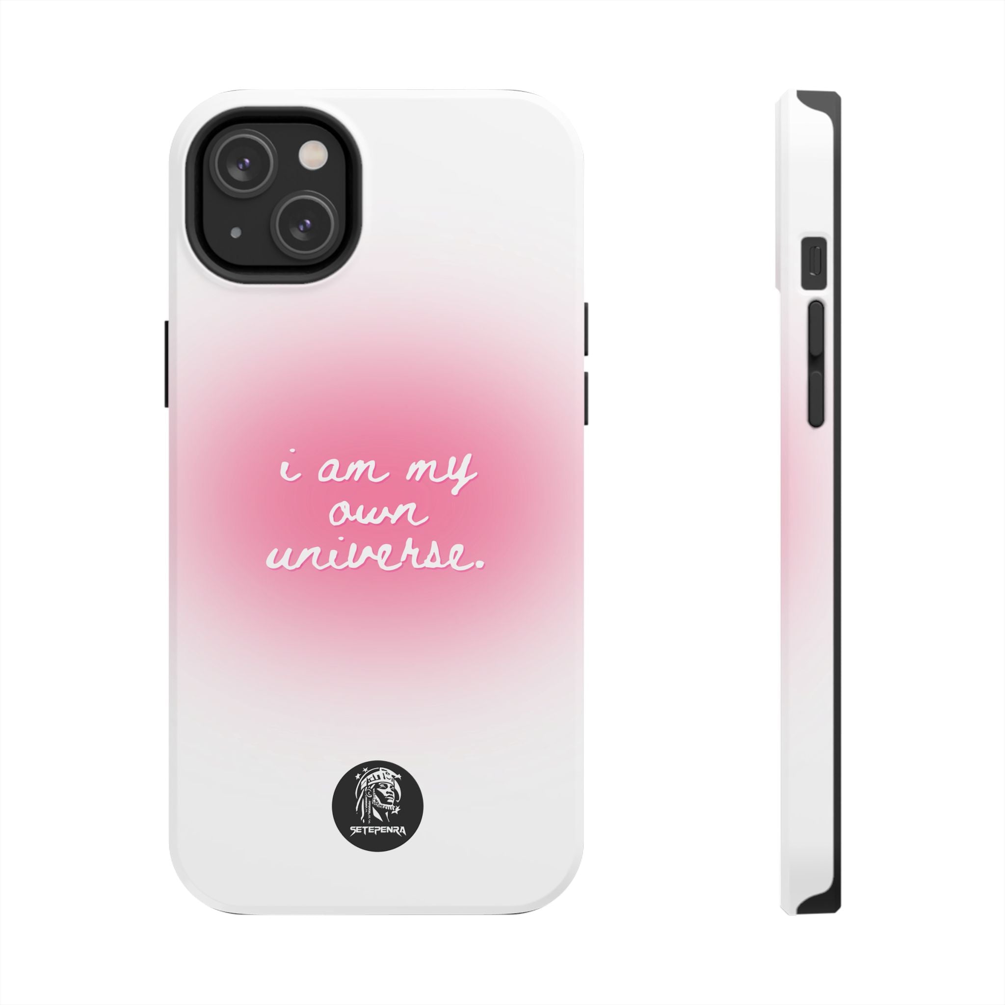 I Am My Own Universe Tough Phone Case (For iPhone, Galaxy & More) - White