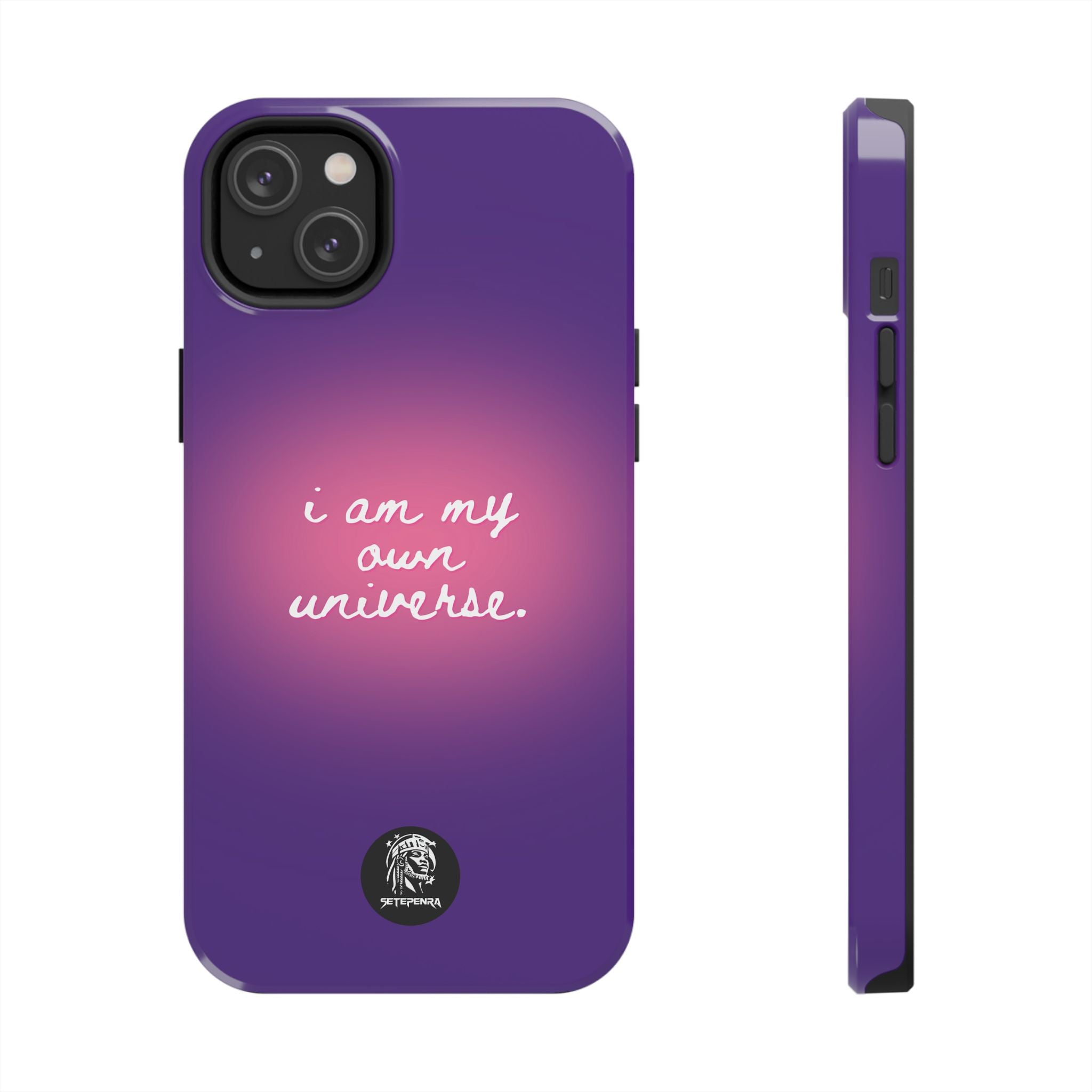 I Am My Own Universe Tough Phone Case (For iPhone, Galaxy & More) - Purple