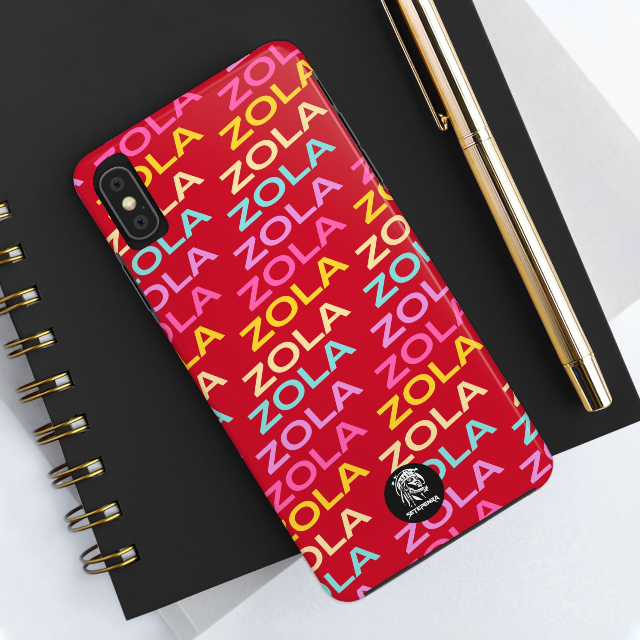 Zola Tough Phone Case (For iPhone, Galaxy & More) - Dark Red