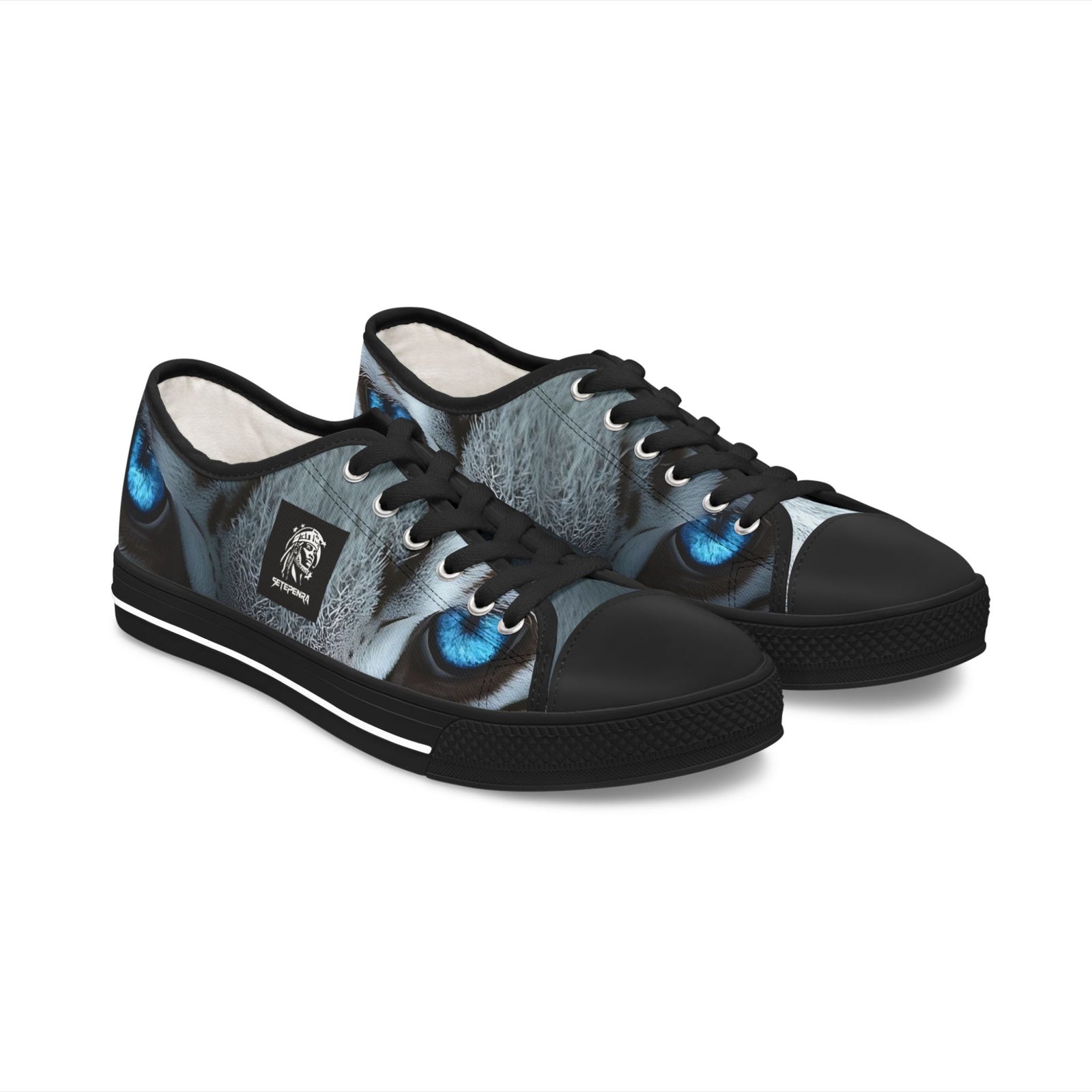 Primal Power Women's Low Top Sneakers - White Tiger (2nd Edition) SETEPENRA Shoes.