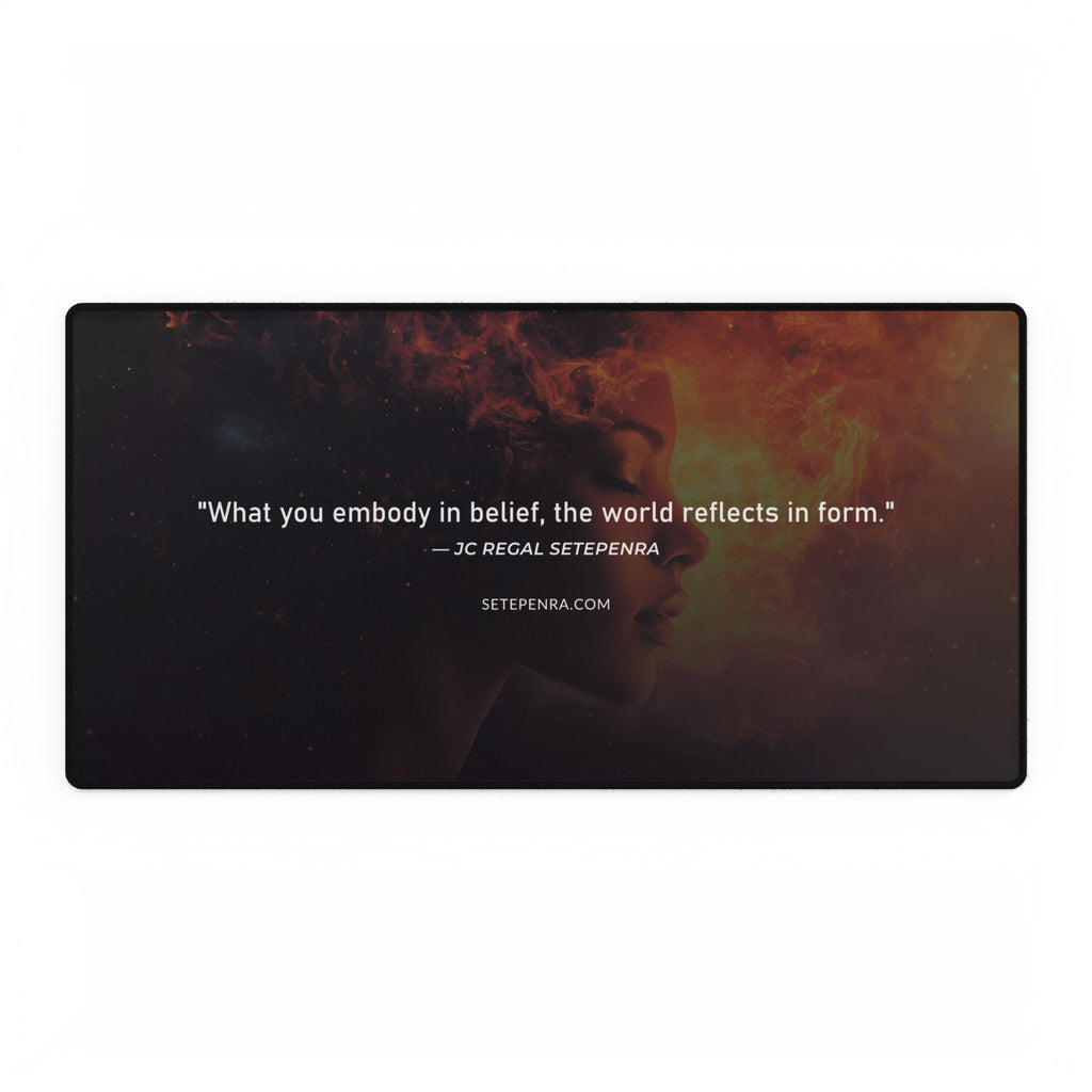 SETEPENRA Original Quotes Desk Mats - Embody Belief SETEPENRA Home Decor.
