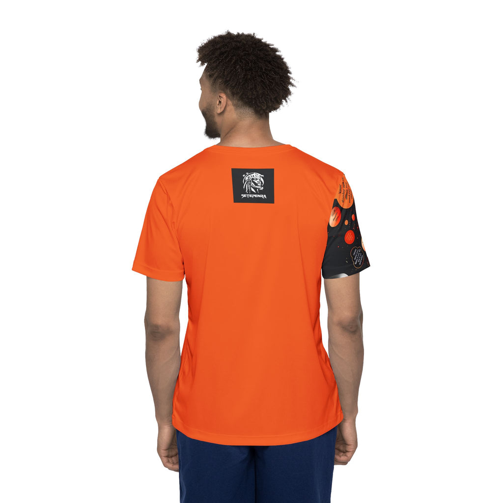 Mind Your Words Men's Sports Jersey (Orange) SETEPENRA All Over Prints.
