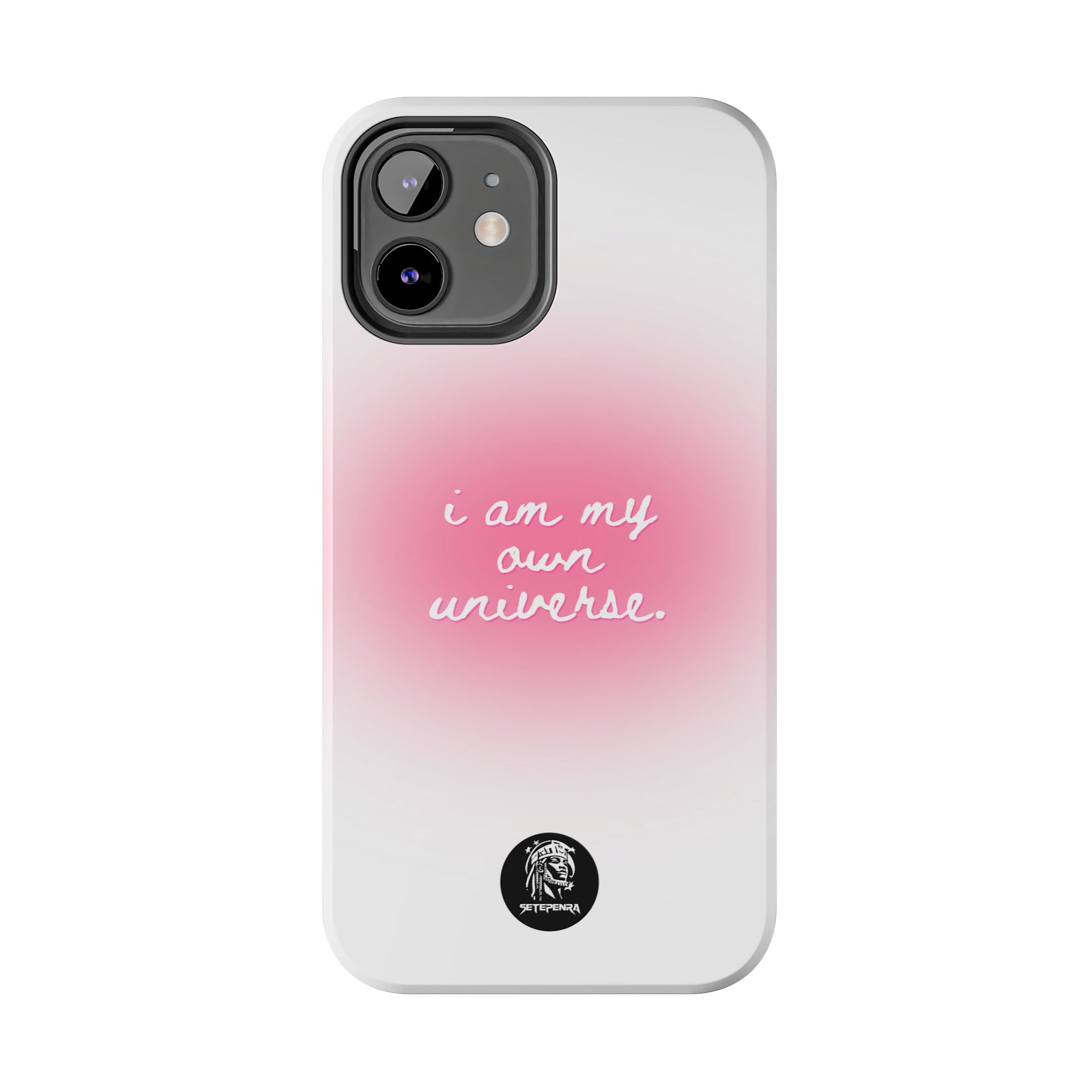 I Am My Own Universe Tough Phone Case (For iPhone, Galaxy & More) - White