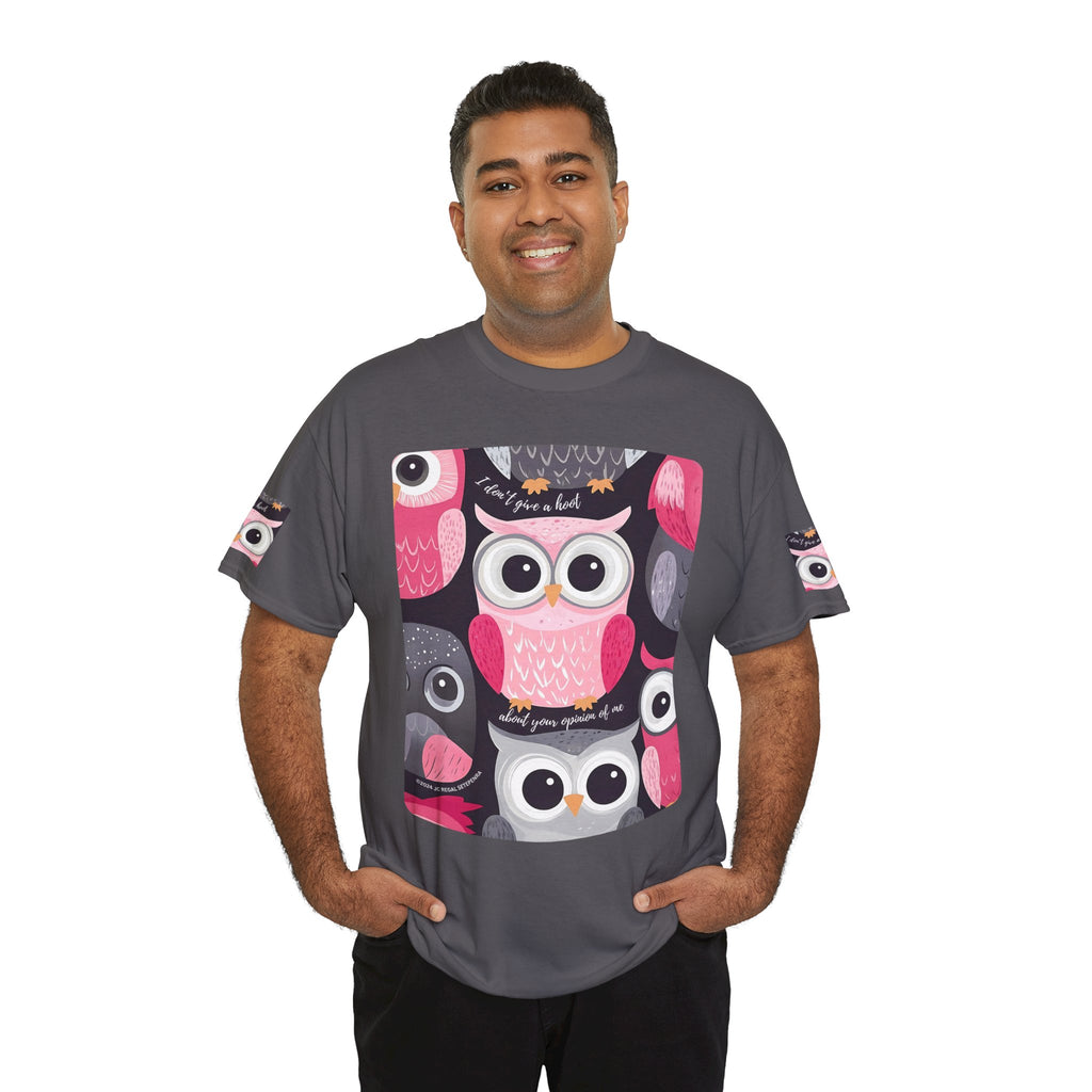 Don't Give A Hoot Unisex Heavy Cotton Tee