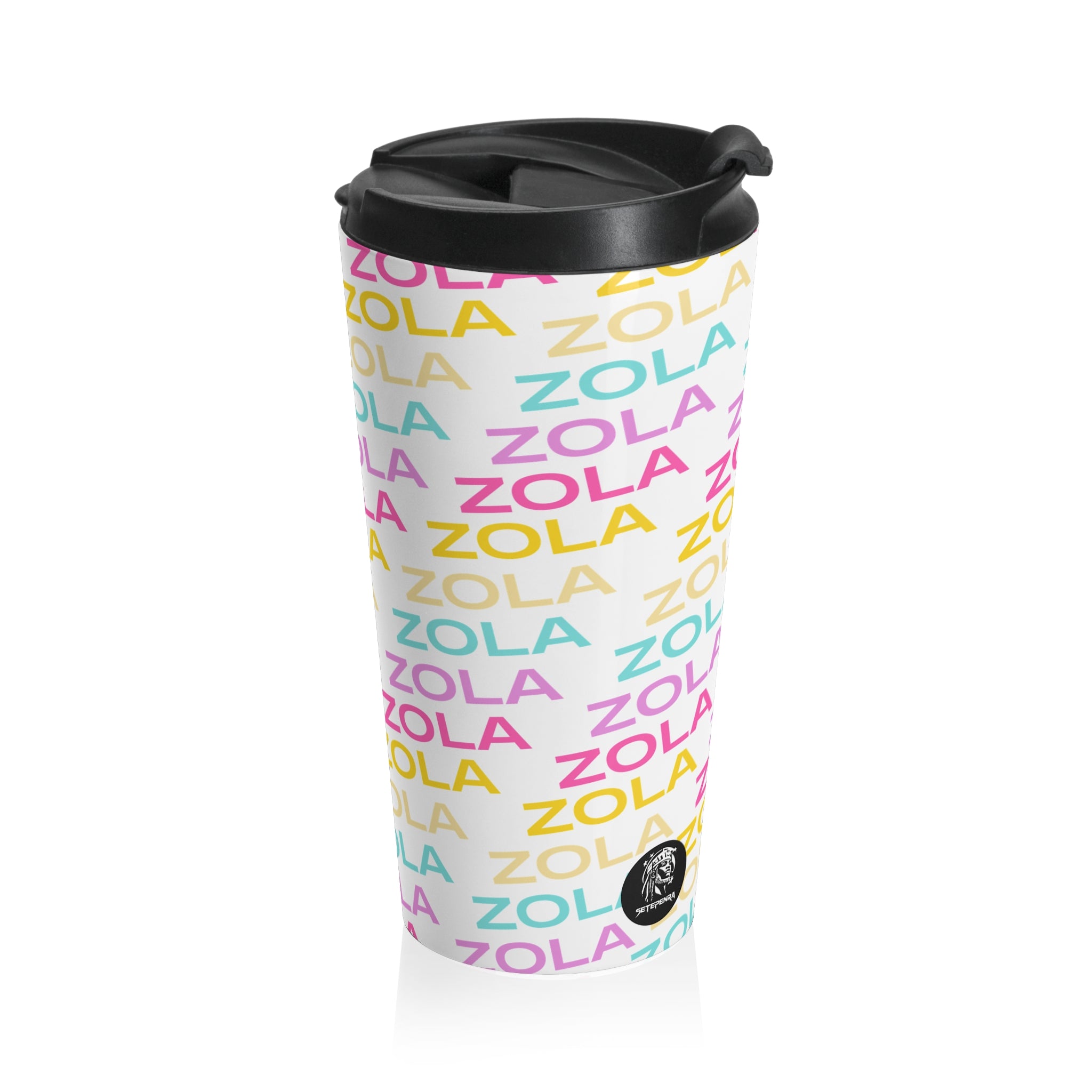 Zola Stainless Steel Travel Mug, 15oz SETEPENRA Mug.