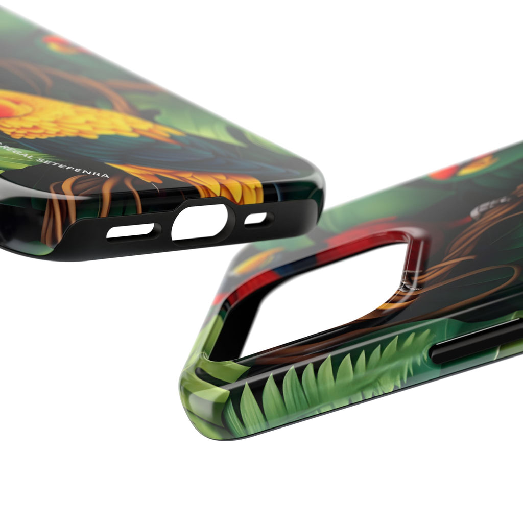 Tri-Parrot Tough Phone Case (For iPhone, Galaxy & More)